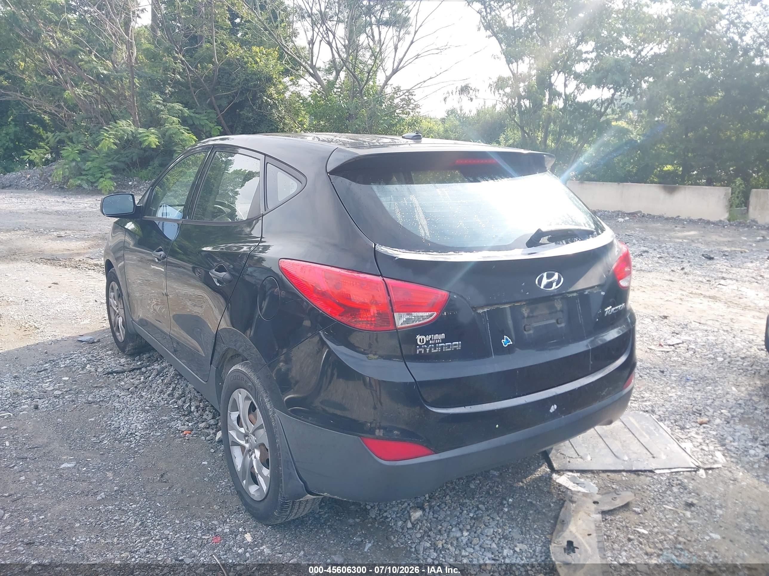2010 Hyundai Tucson Gls Black vin: KM8JT3AC9AU071595