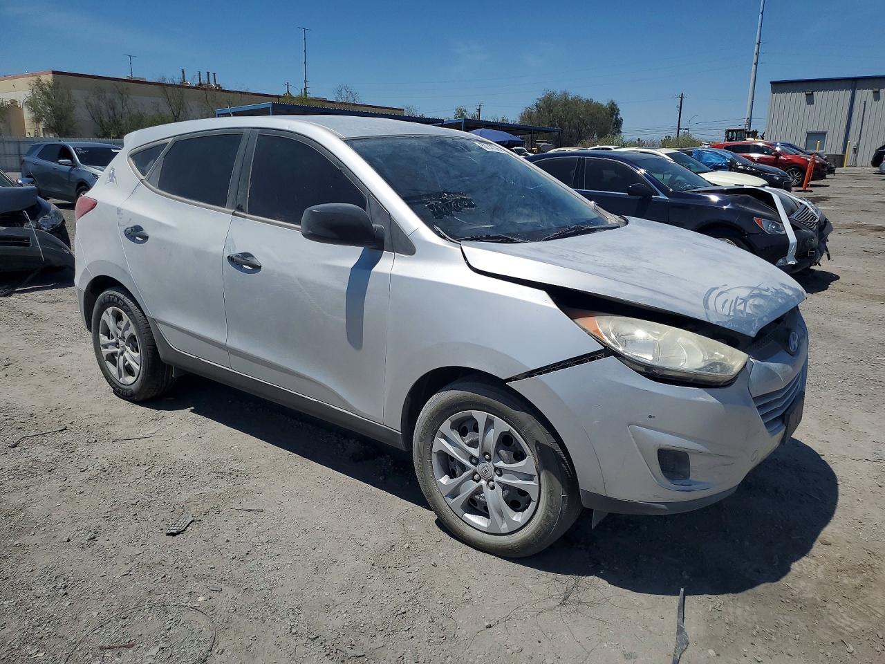 2010 Hyundai Tucson Gls Silver vin: KM8JT3AC9AU085108