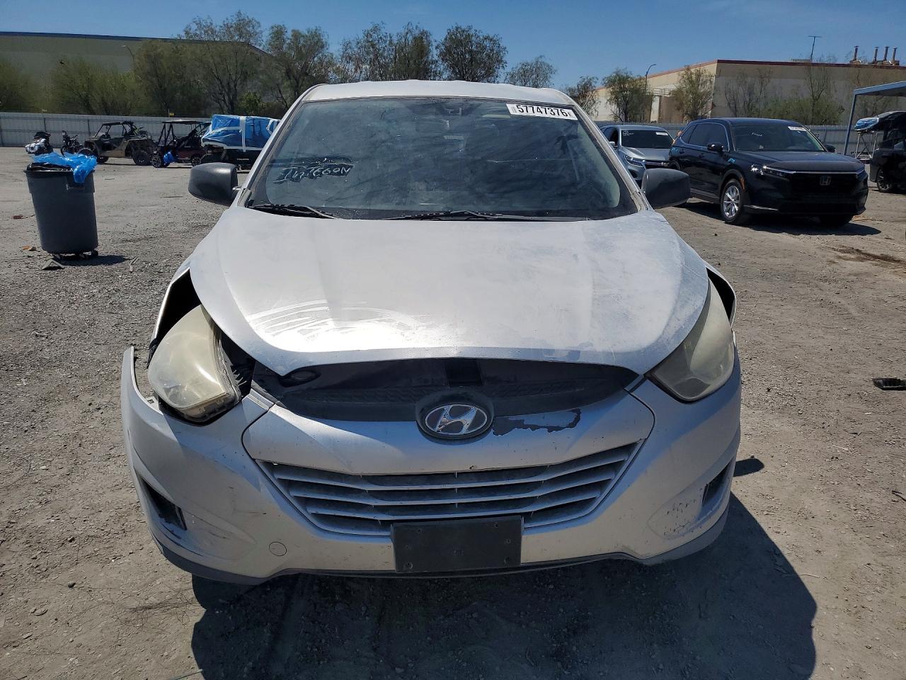 2010 Hyundai Tucson Gls Silver vin: KM8JT3AC9AU085108