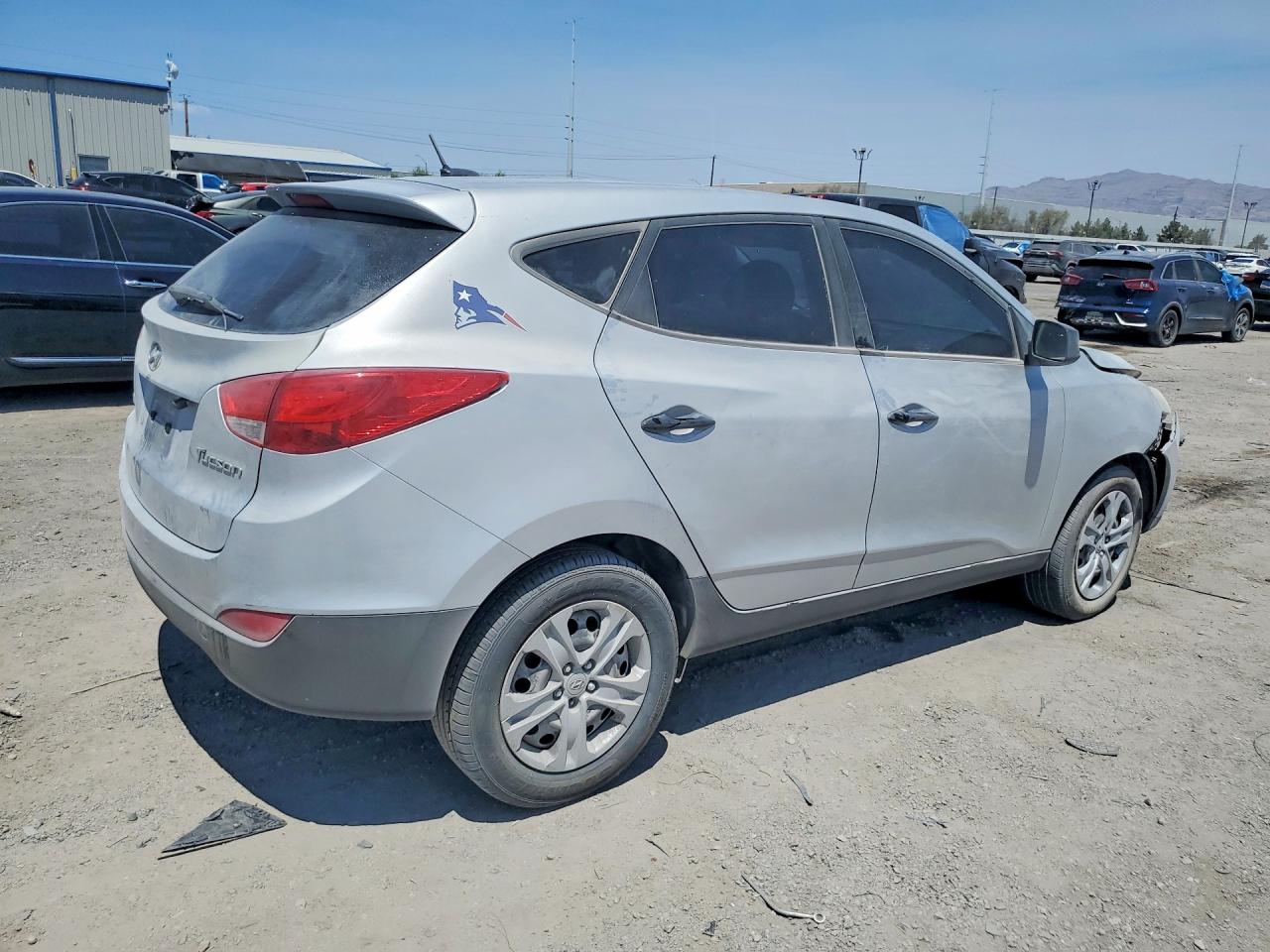2010 Hyundai Tucson Gls Silver vin: KM8JT3AC9AU085108