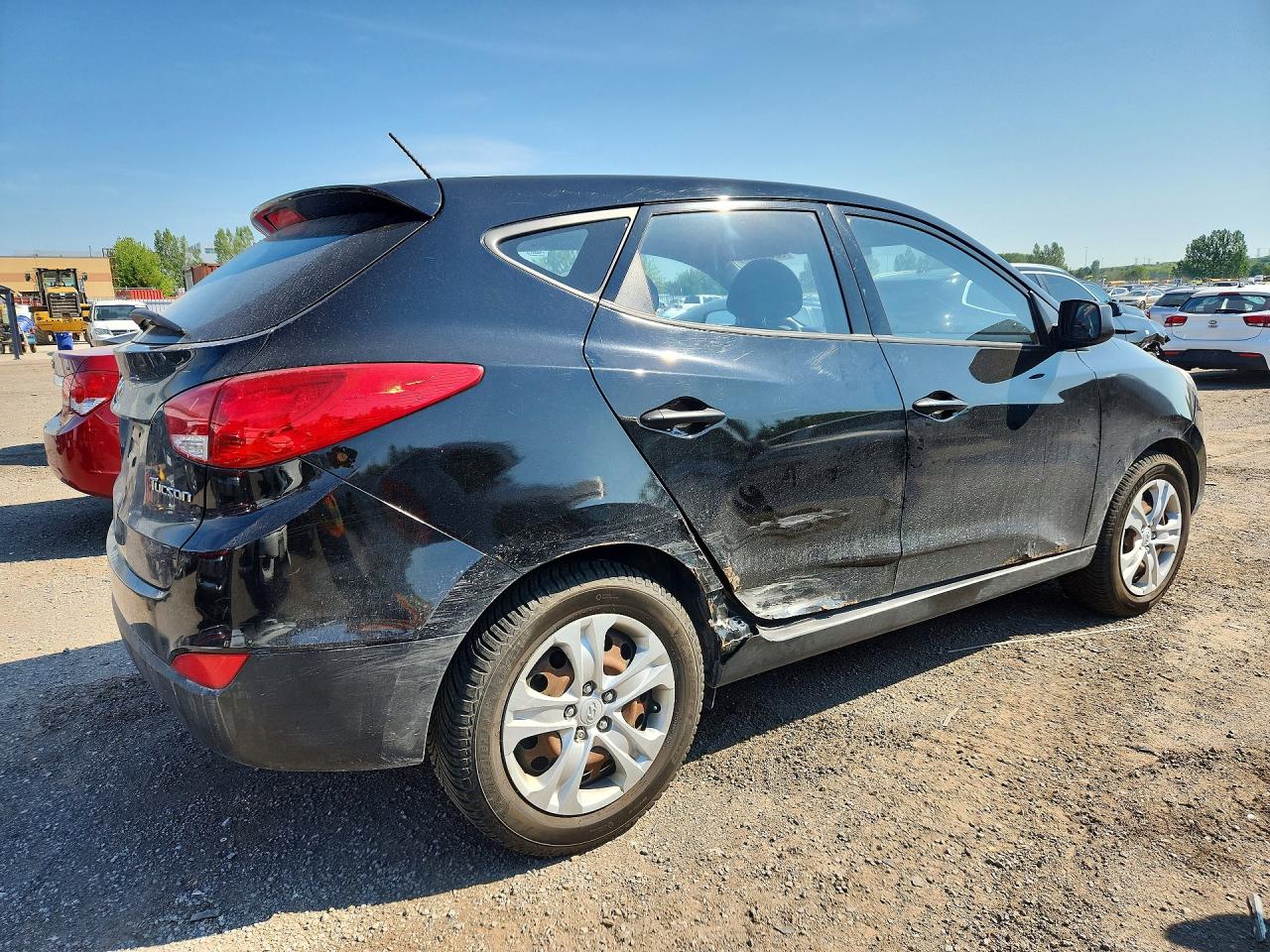 2011 Hyundai Tucson Gl Black vin: KM8JT3ACXBU299638