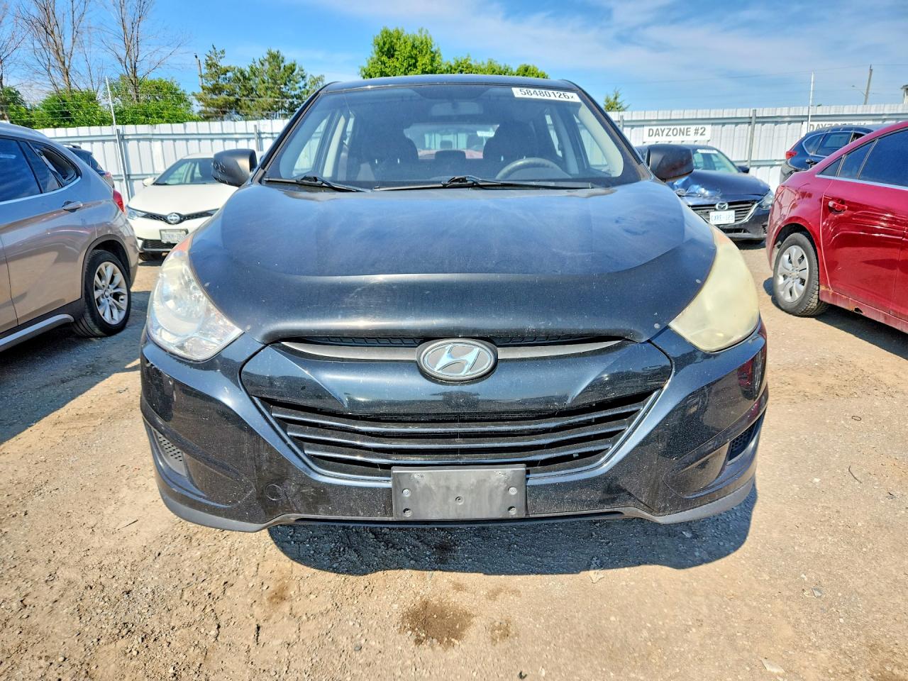 2011 Hyundai Tucson Gl Black vin: KM8JT3ACXBU299638