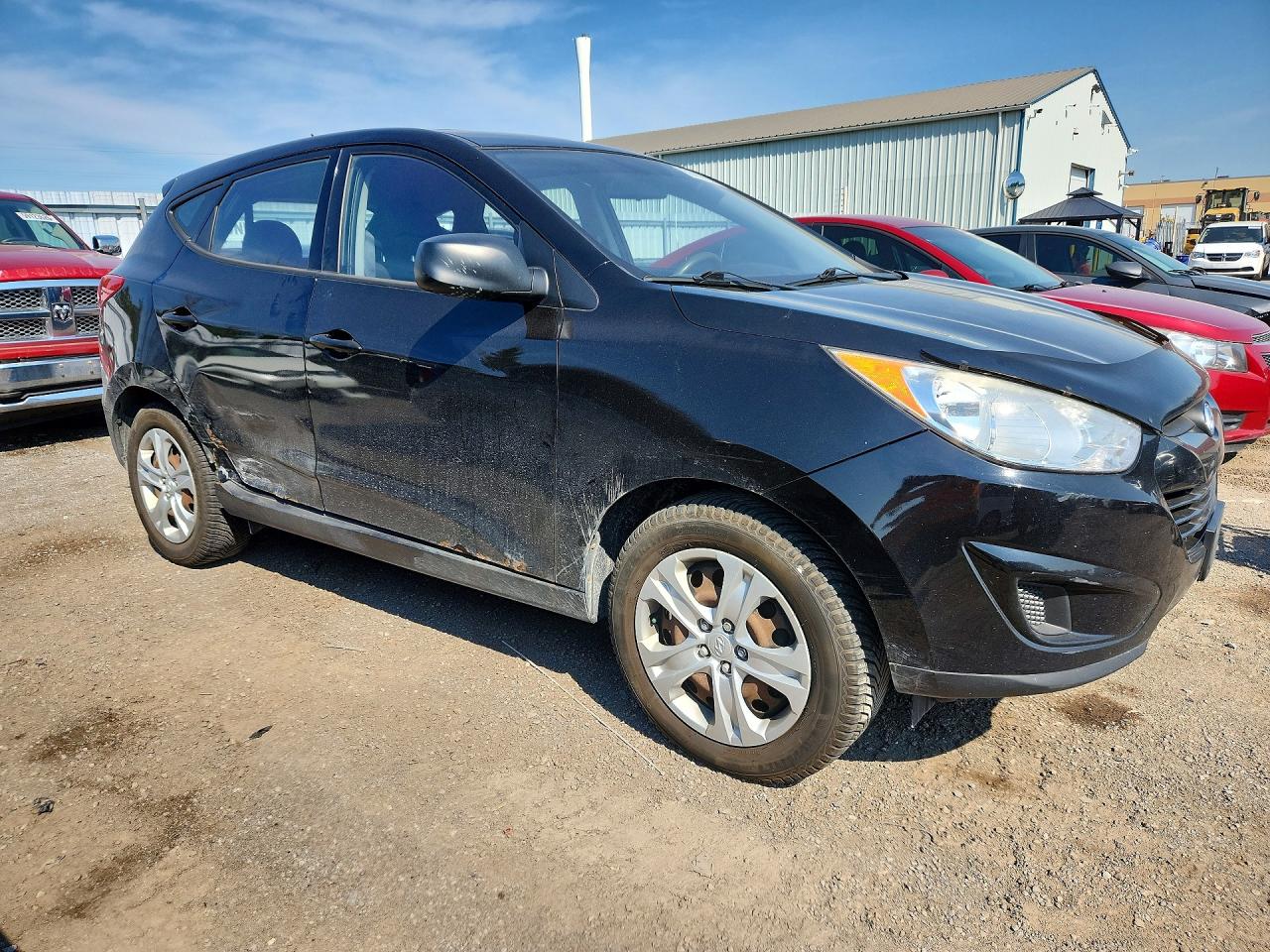2011 Hyundai Tucson Gl Black vin: KM8JT3ACXBU299638