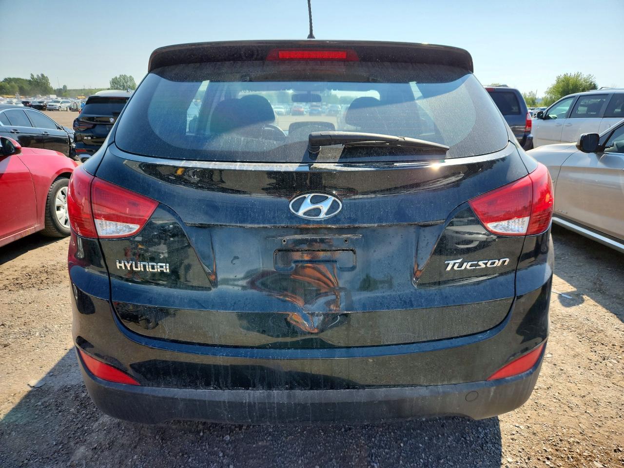2011 Hyundai Tucson Gl Black vin: KM8JT3ACXBU299638