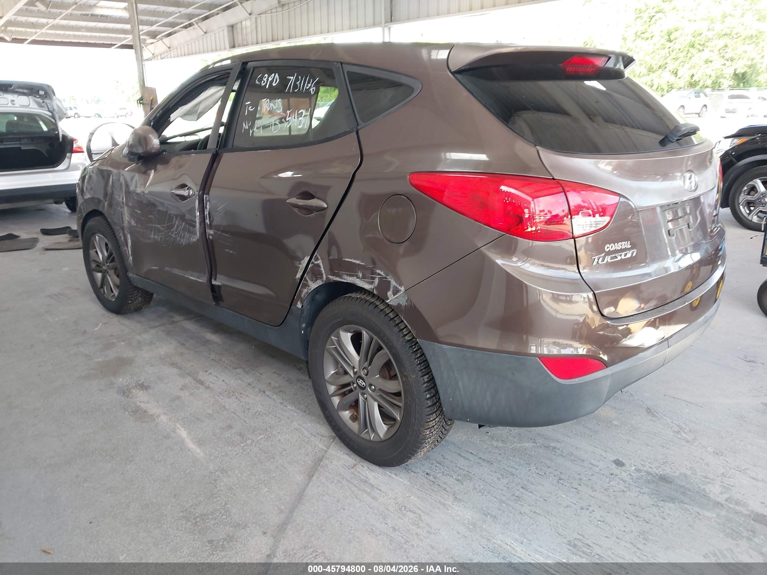 2015 Hyundai Tucson Gls Brown vin: KM8JT3AF0FU985994
