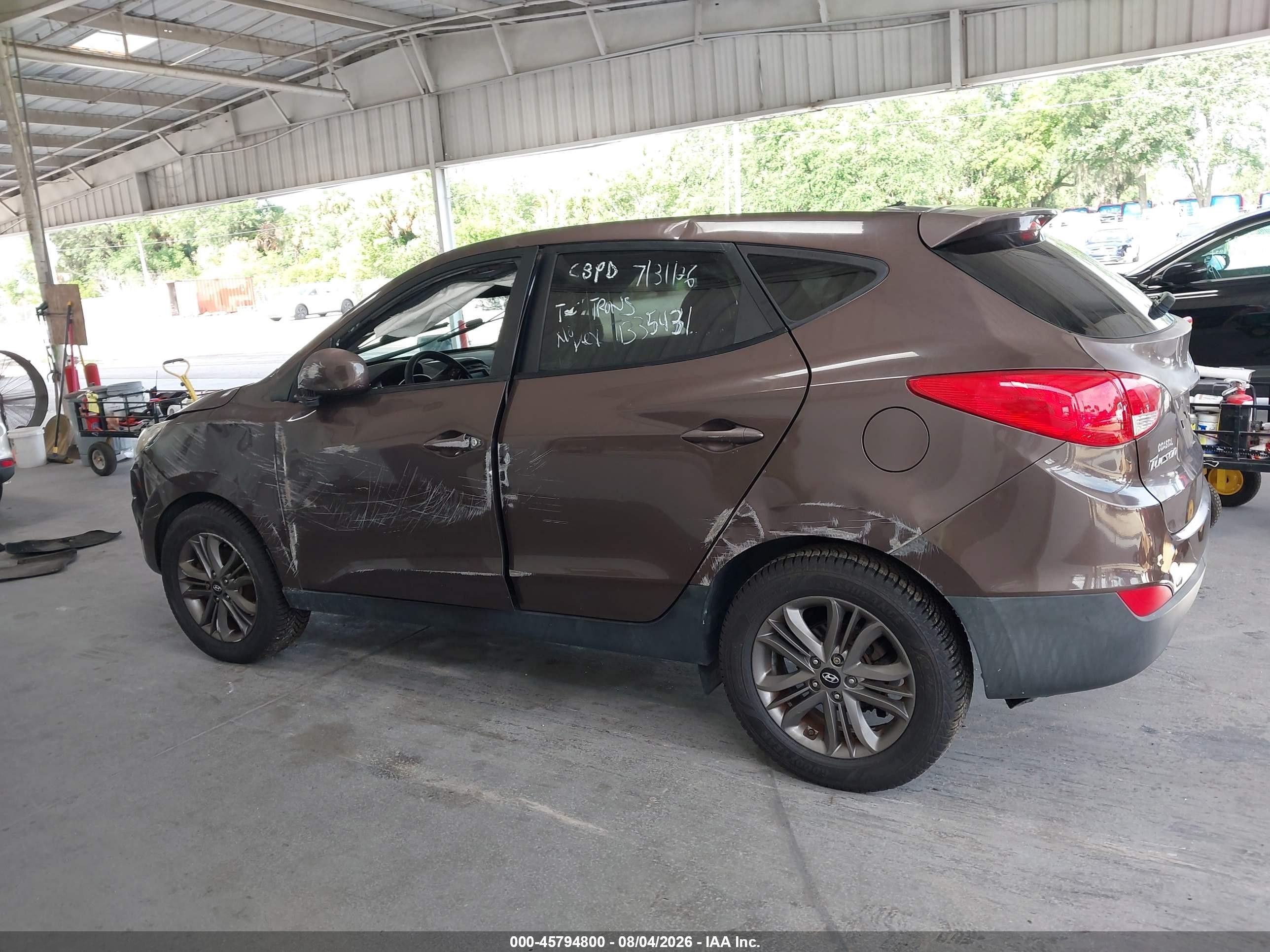 2015 Hyundai Tucson Gls Brown vin: KM8JT3AF0FU985994