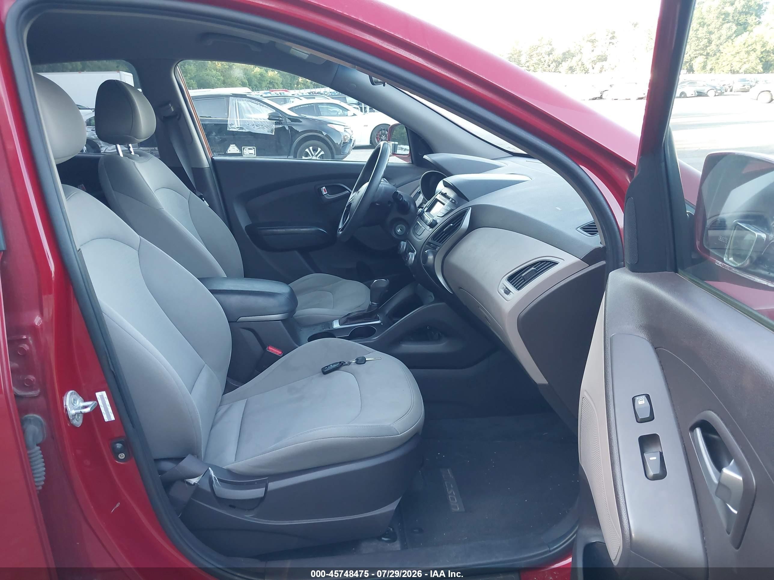 2014 Hyundai Tucson Gls Red vin: KM8JT3AF1EU829901