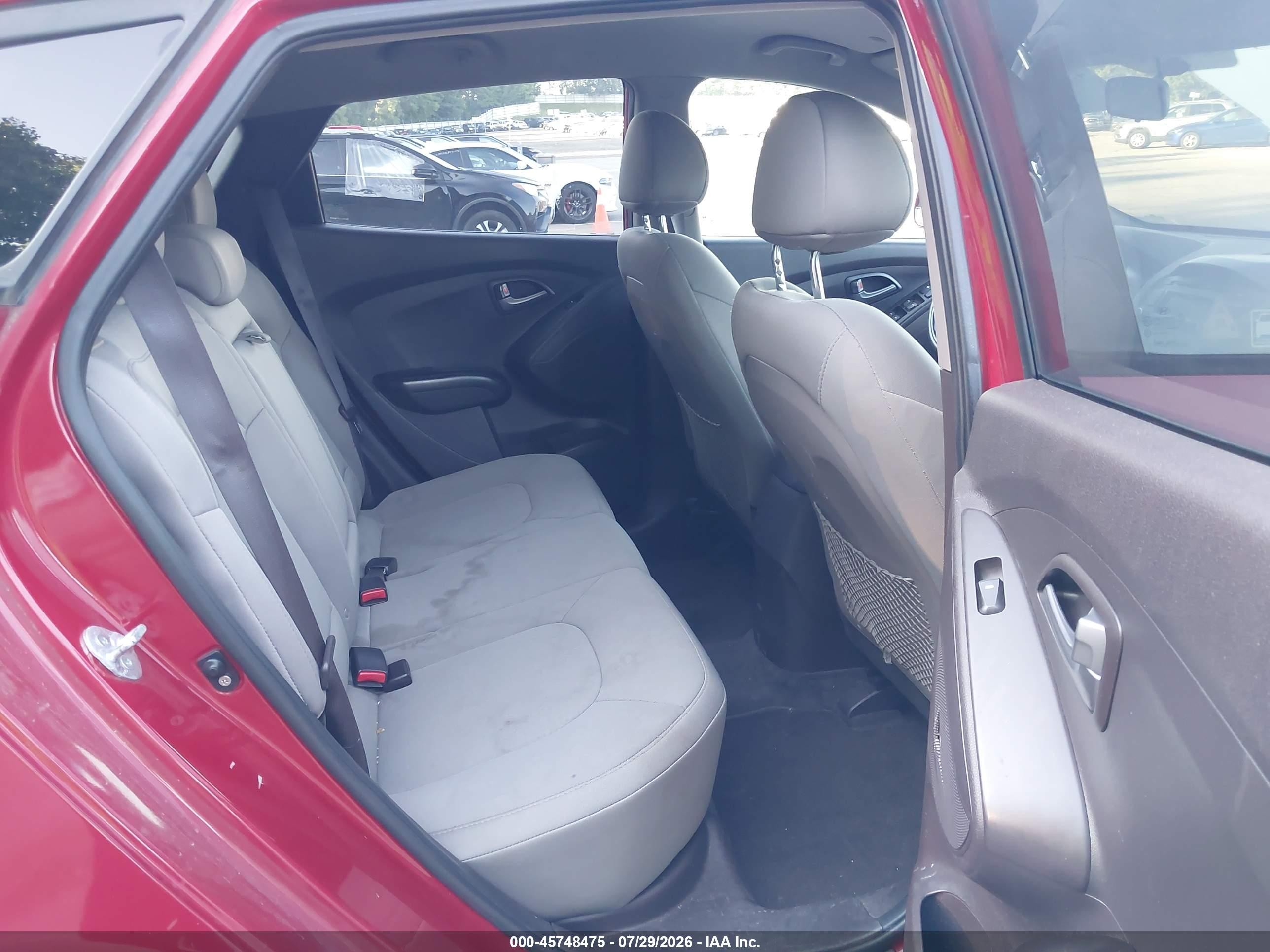 2014 Hyundai Tucson Gls Red vin: KM8JT3AF1EU829901