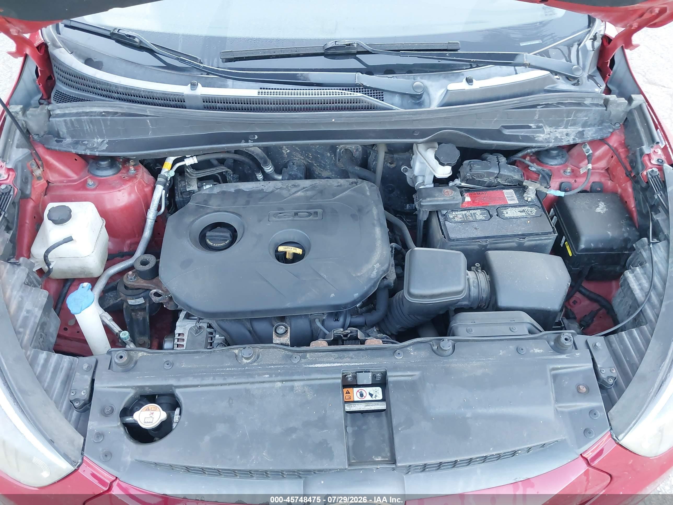 2014 Hyundai Tucson Gls Red vin: KM8JT3AF1EU829901