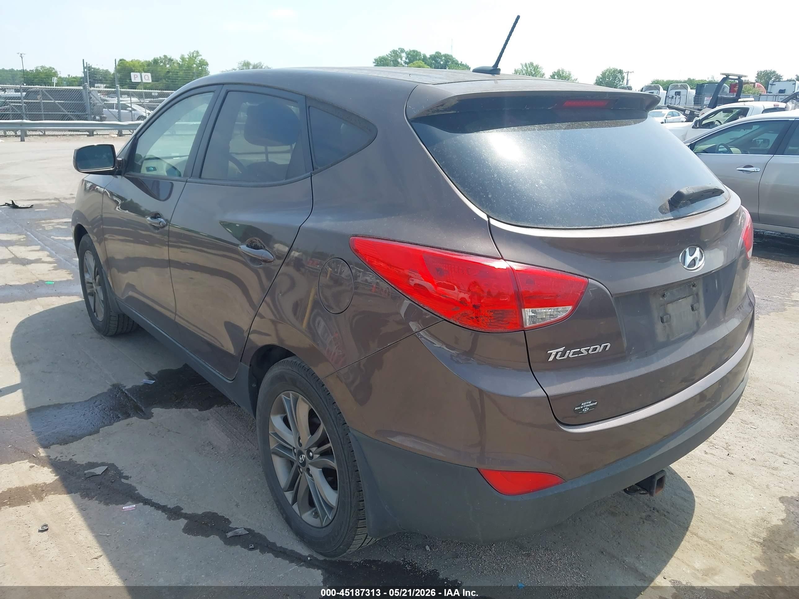 2015 Hyundai Tucson Gls Brown vin: KM8JT3AF1FU982117