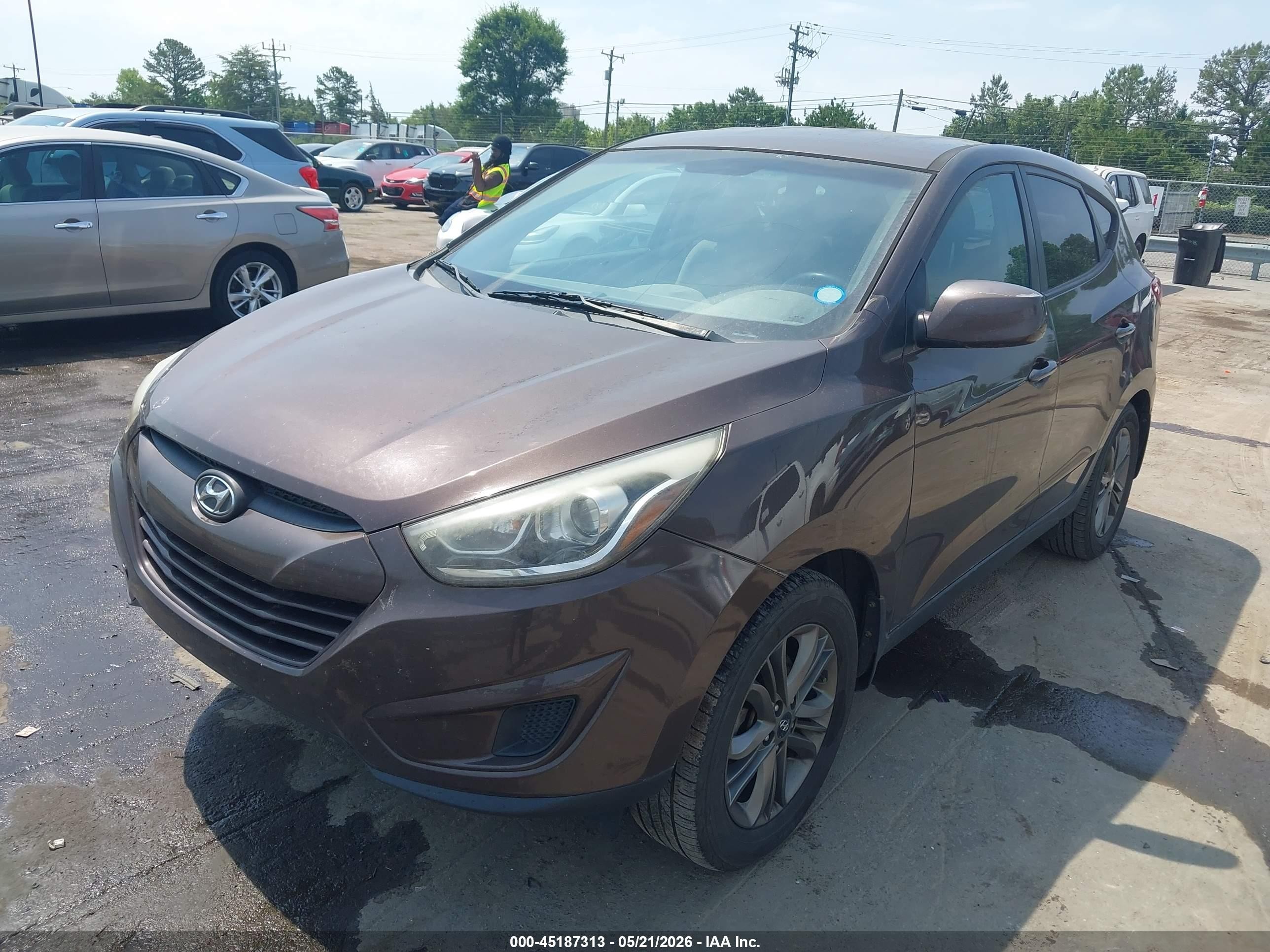 2015 Hyundai Tucson Gls Brown vin: KM8JT3AF1FU982117