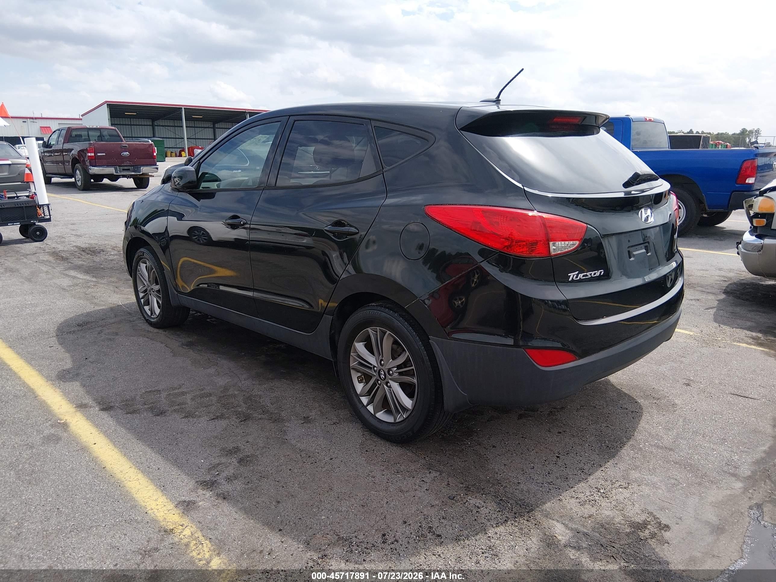 2014 Hyundai Tucson Gls Black vin: KM8JT3AF2EU805316