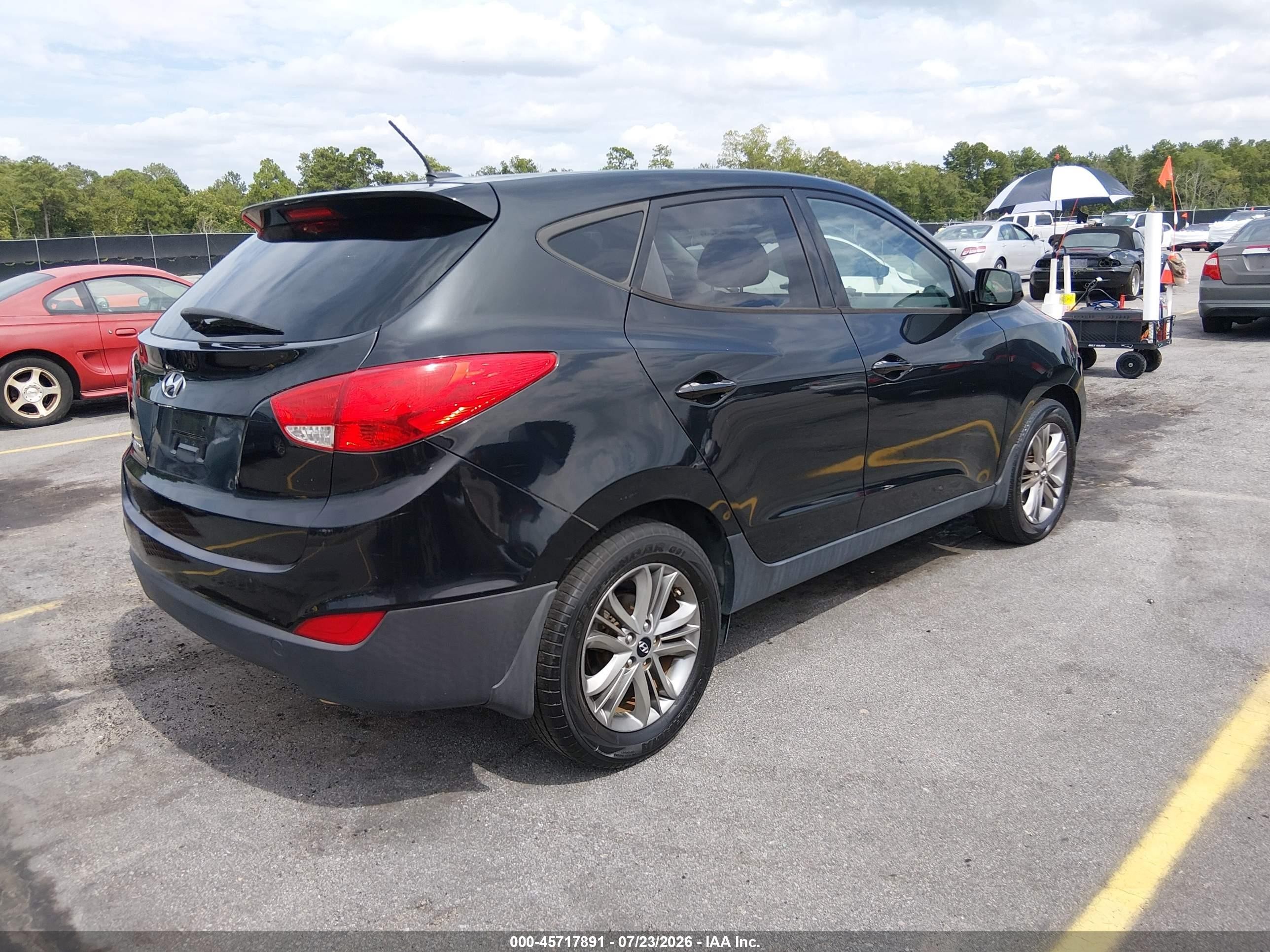 2014 Hyundai Tucson Gls Black vin: KM8JT3AF2EU805316