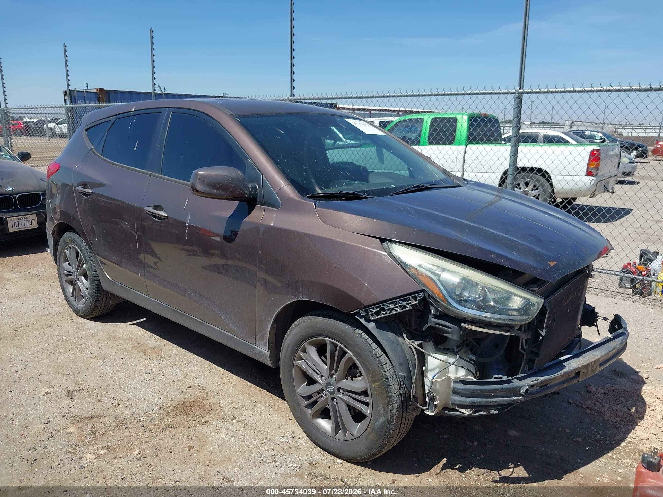 2014 Hyundai Tucson Gls Коричневый vin: KM8JT3AF3EU895883