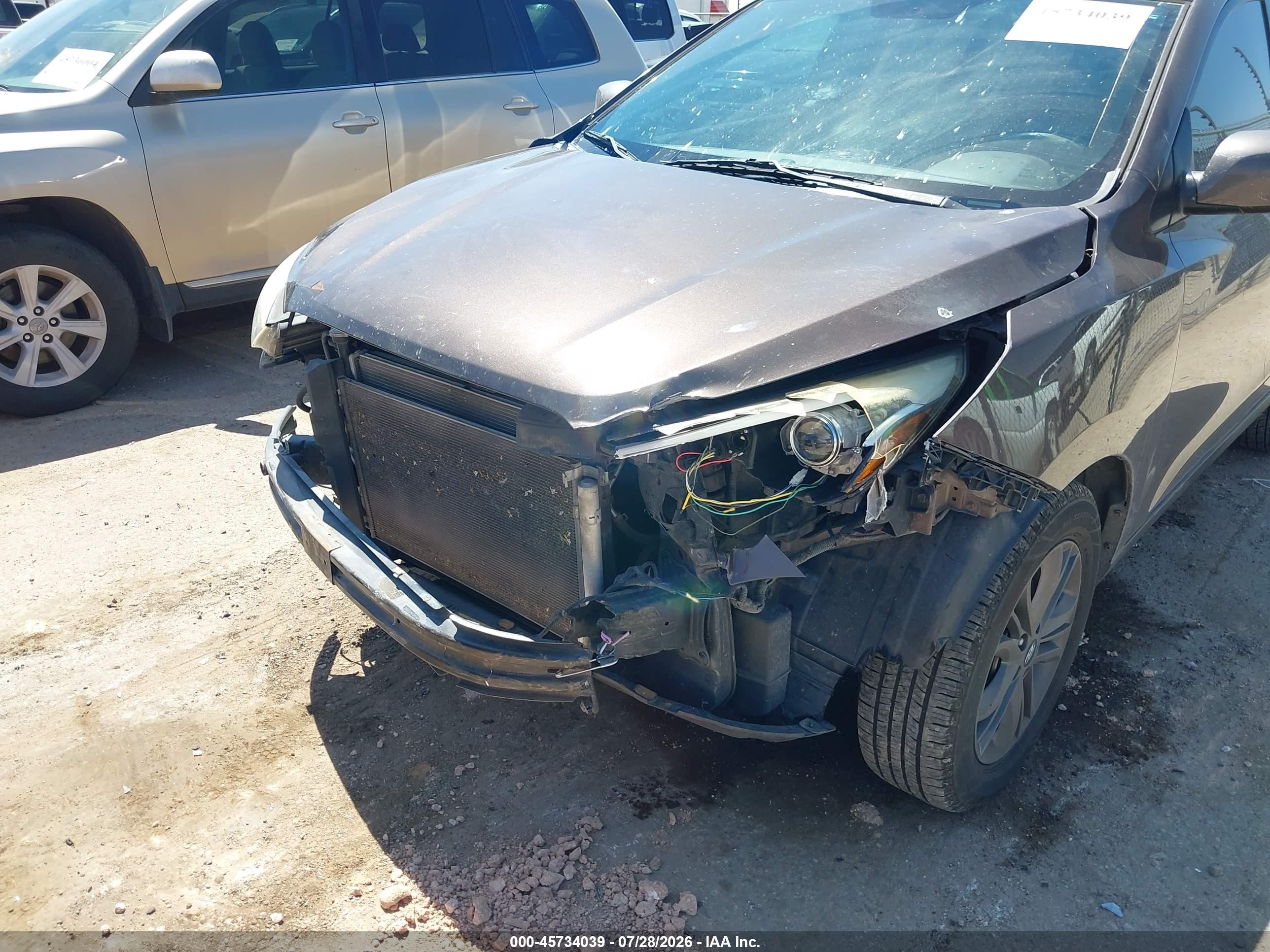 2014 Hyundai Tucson Gls Коричневый vin: KM8JT3AF3EU895883