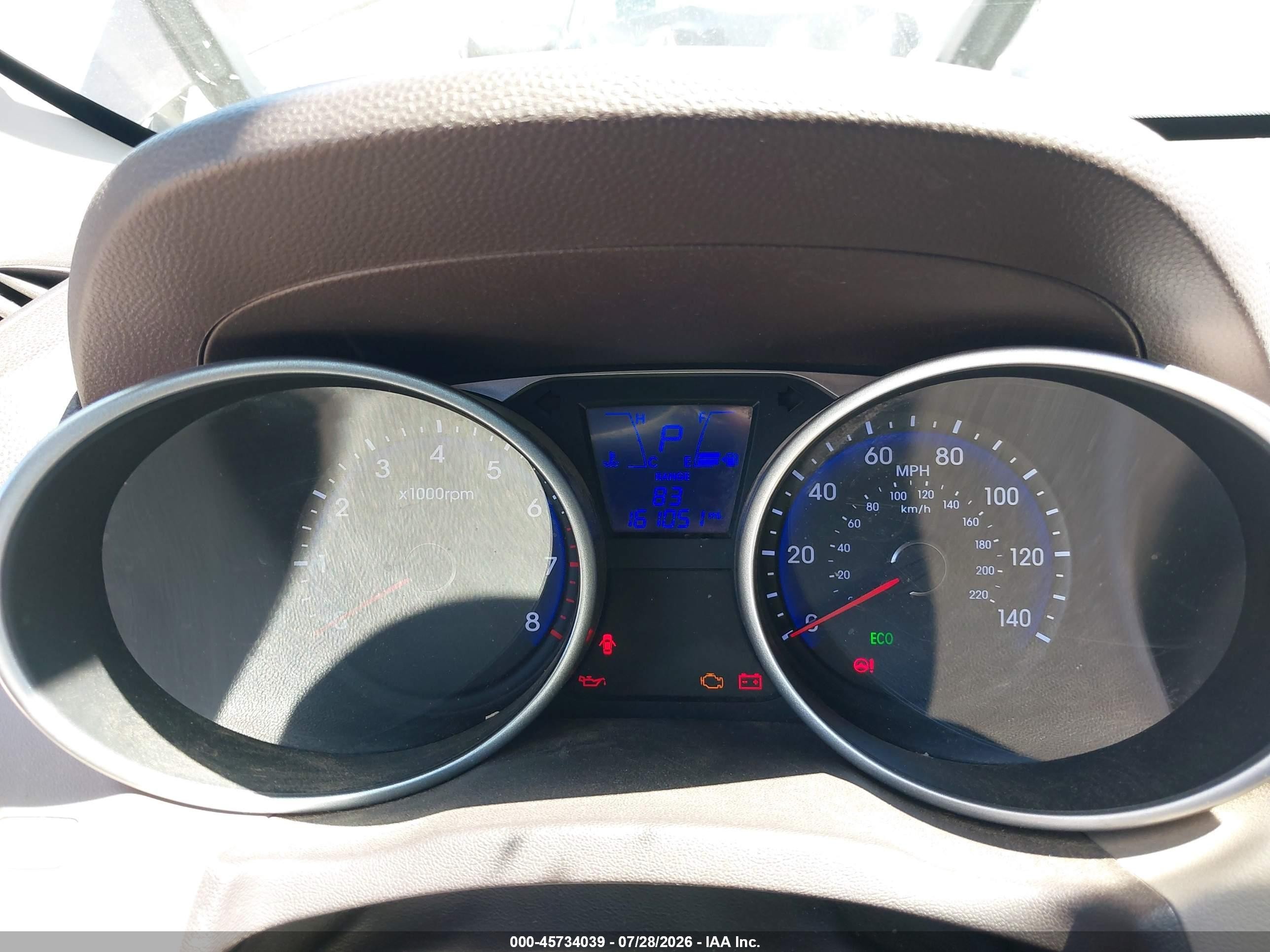 2014 Hyundai Tucson Gls Коричневый vin: KM8JT3AF3EU895883