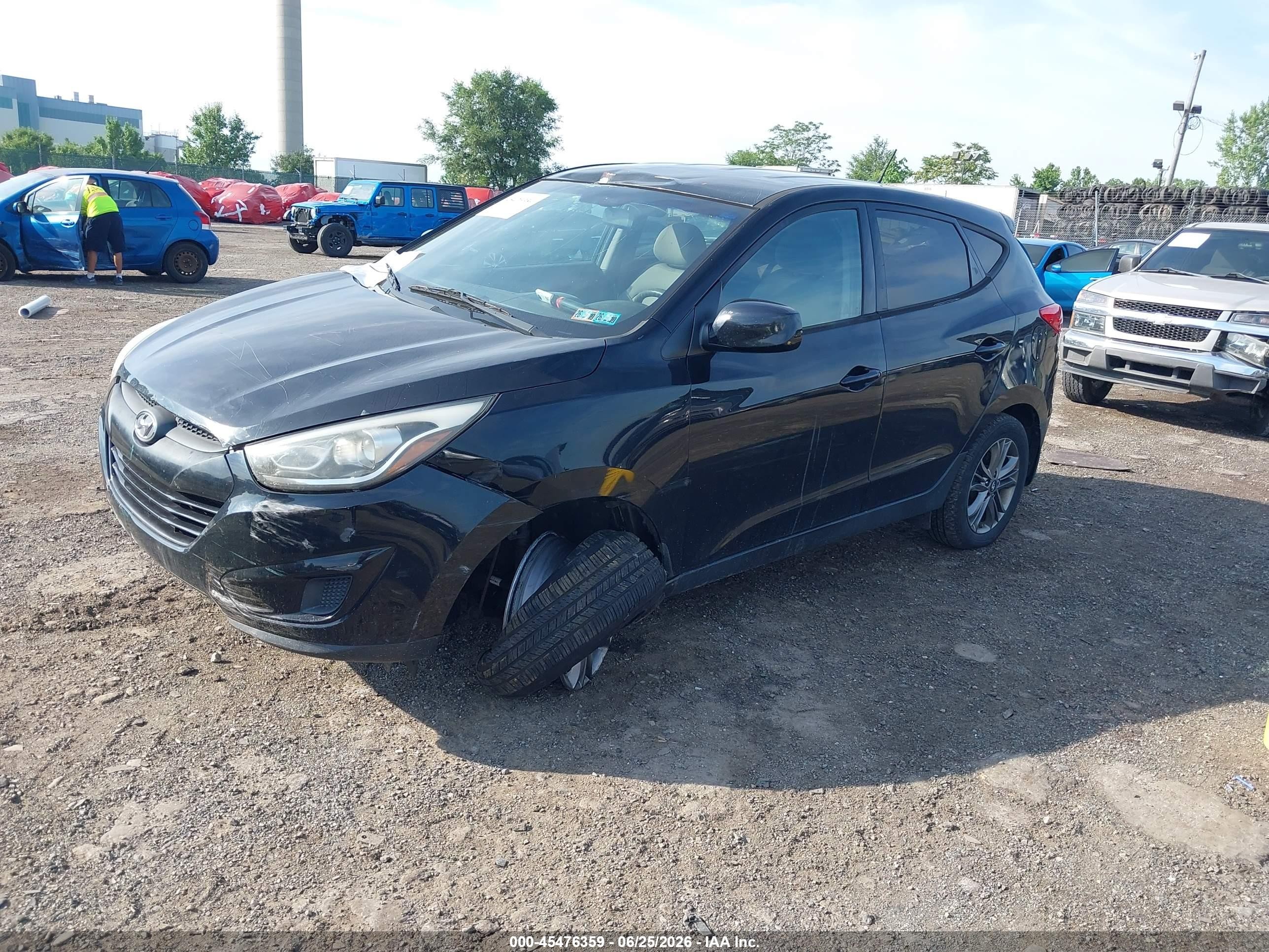 2014 Hyundai Tucson Gls Black vin: KM8JT3AF3EU946119
