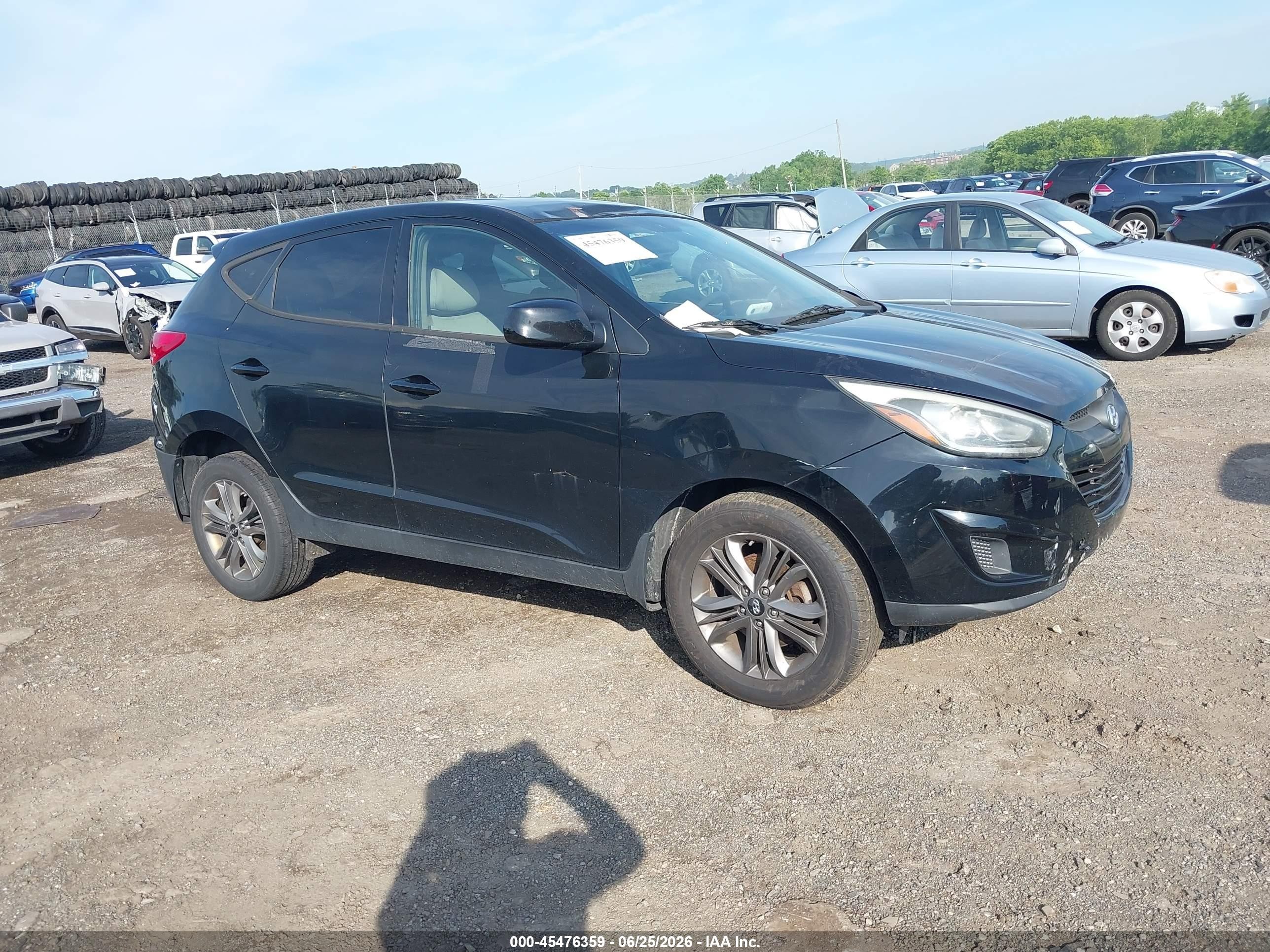 2014 Hyundai Tucson Gls Black vin: KM8JT3AF3EU946119
