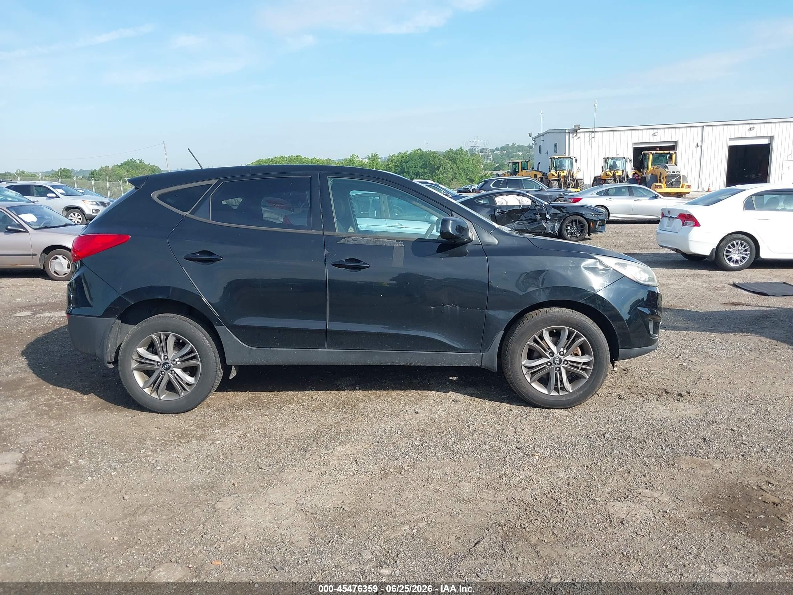 2014 Hyundai Tucson Gls Black vin: KM8JT3AF3EU946119