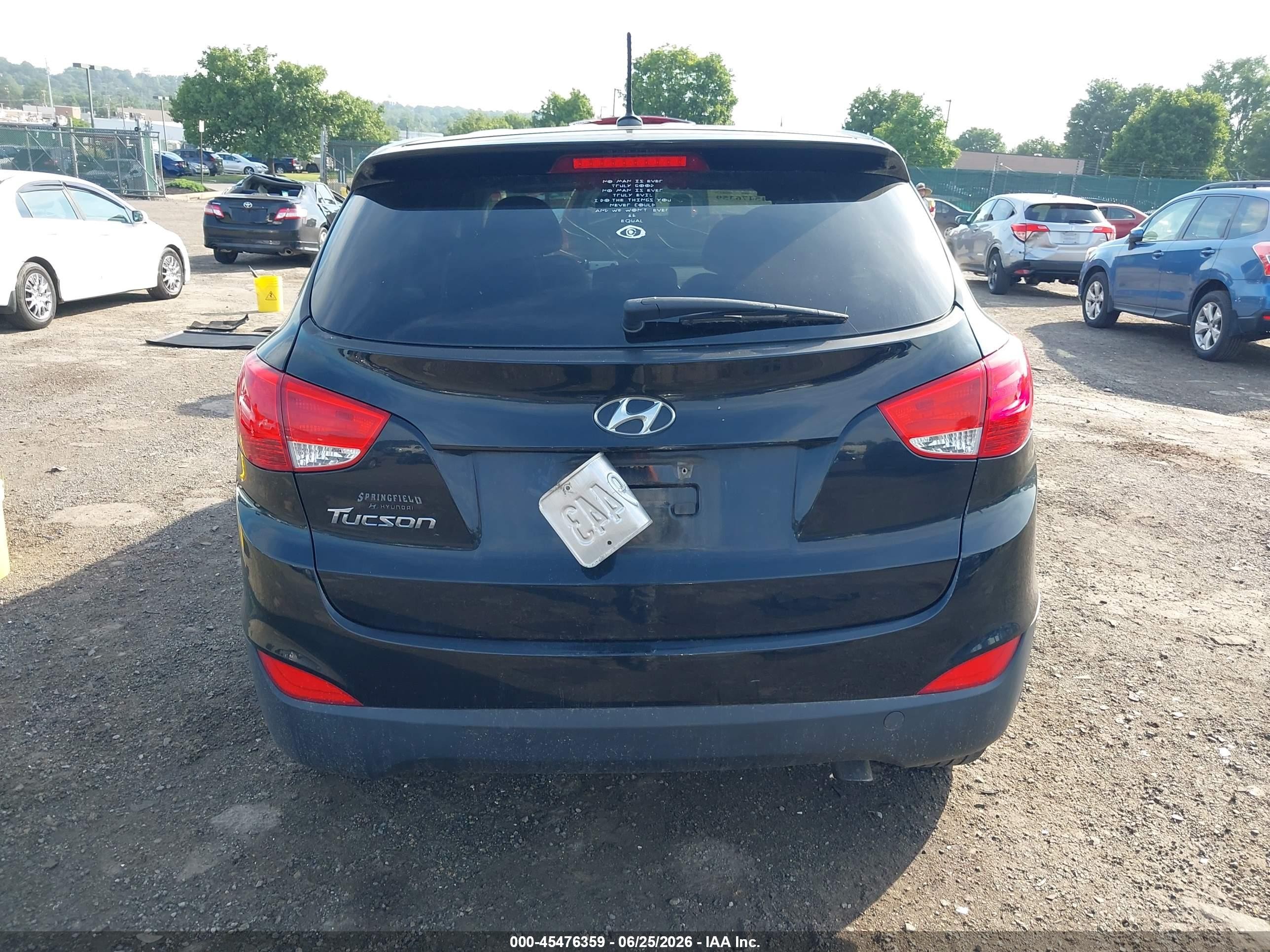 2014 Hyundai Tucson Gls Black vin: KM8JT3AF3EU946119