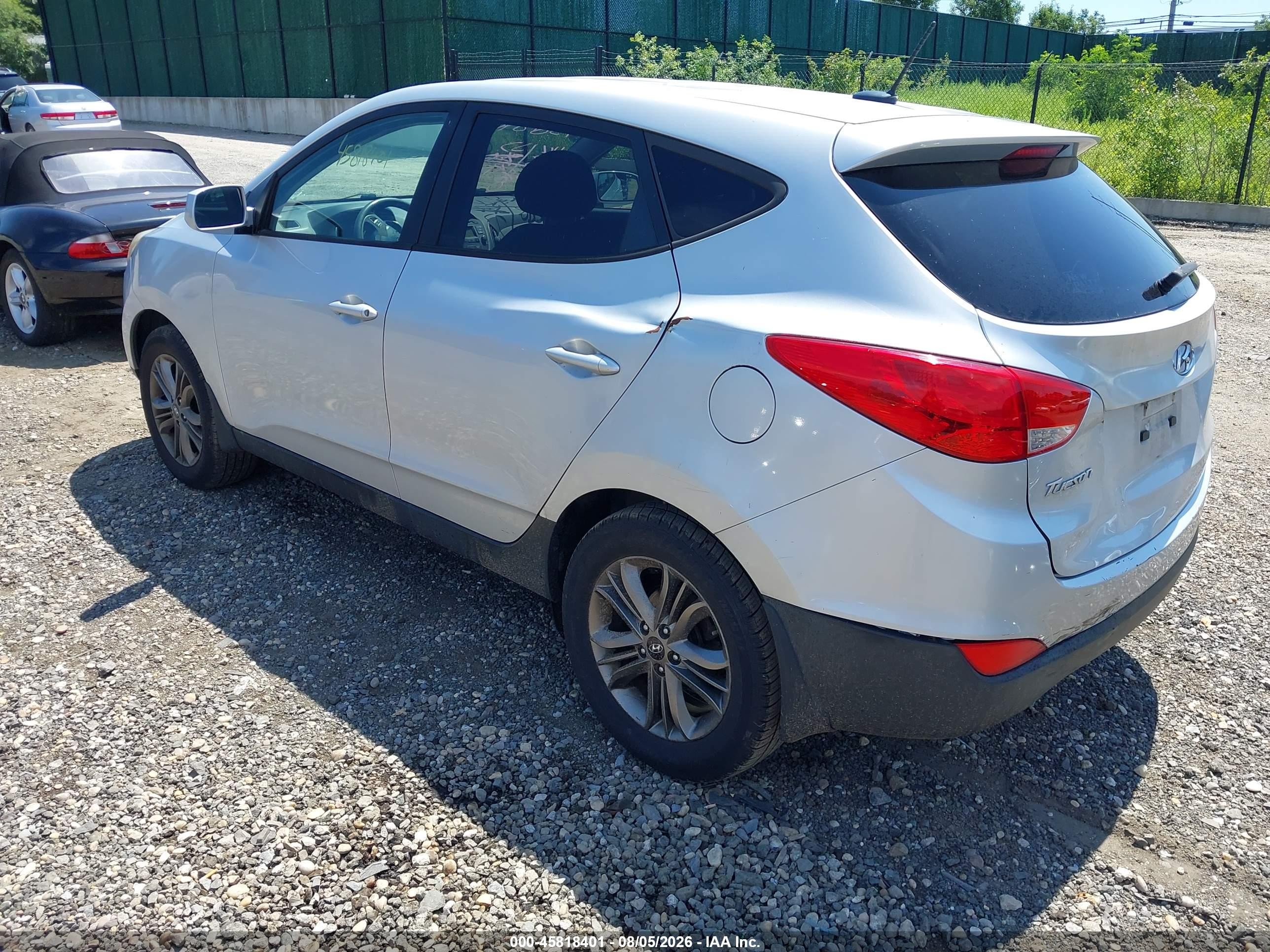 2014 Hyundai Tucson Gls Серебряный vin: KM8JT3AF3EU950042