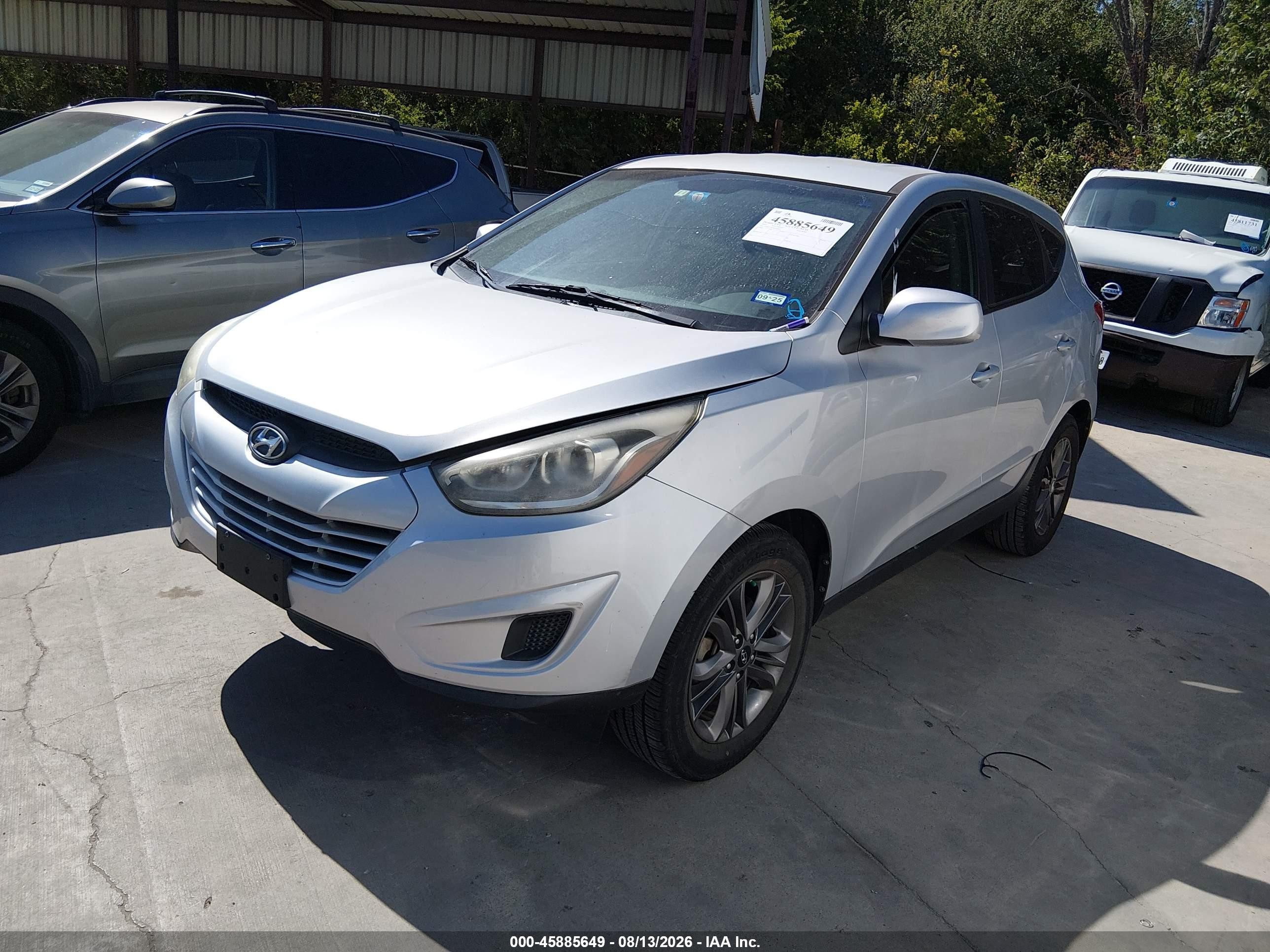 2014 Hyundai Tucson Gls Серебряный vin: KM8JT3AF4EU844635