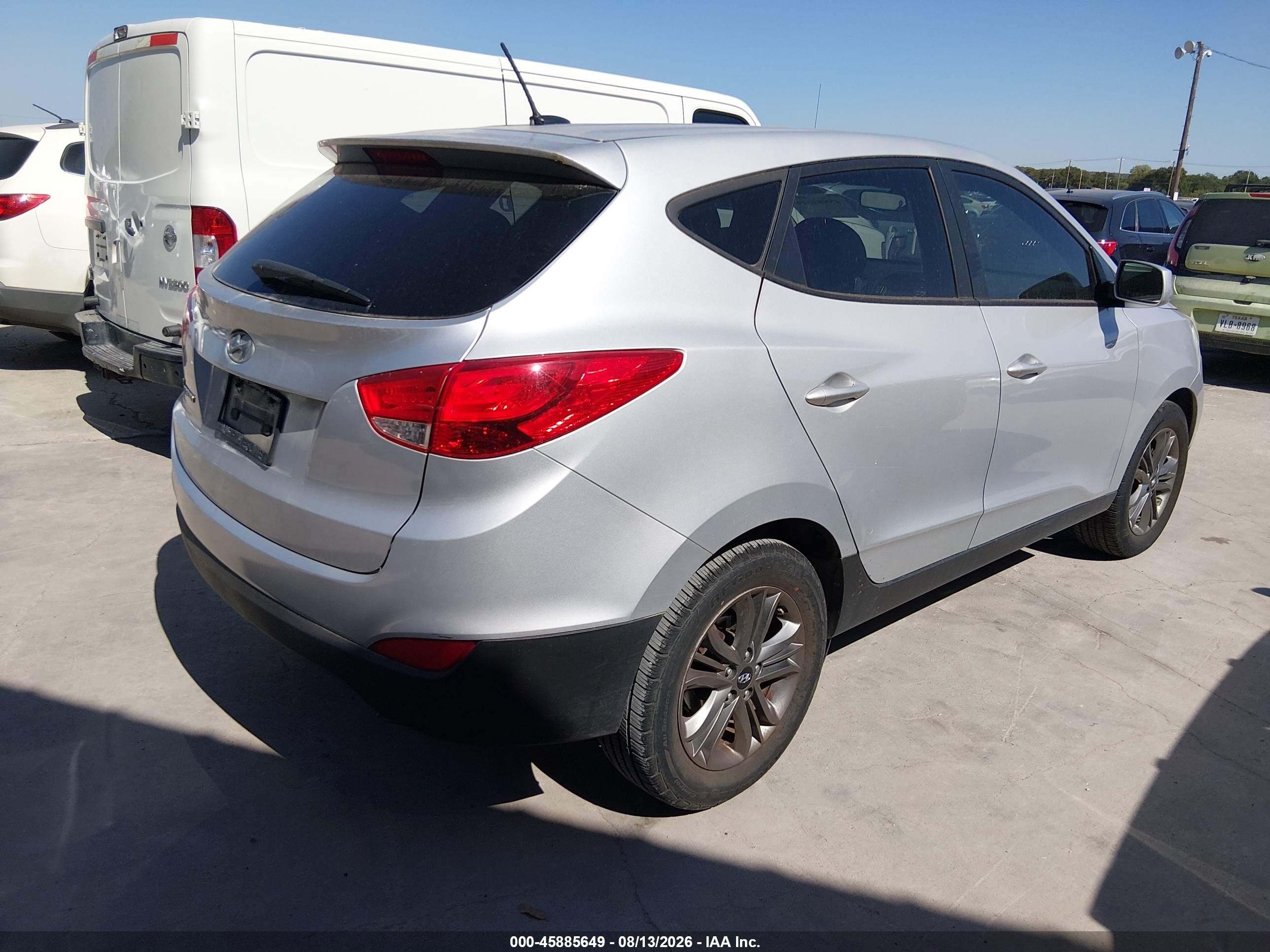 2014 Hyundai Tucson Gls Серебряный vin: KM8JT3AF4EU844635