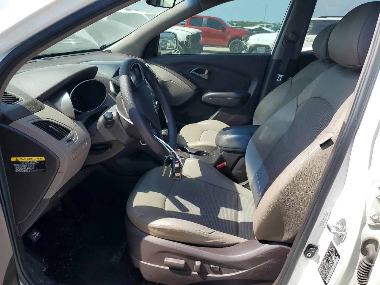 2015 Hyundai Tucson Gls White vin: KM8JT3AF4FU086734