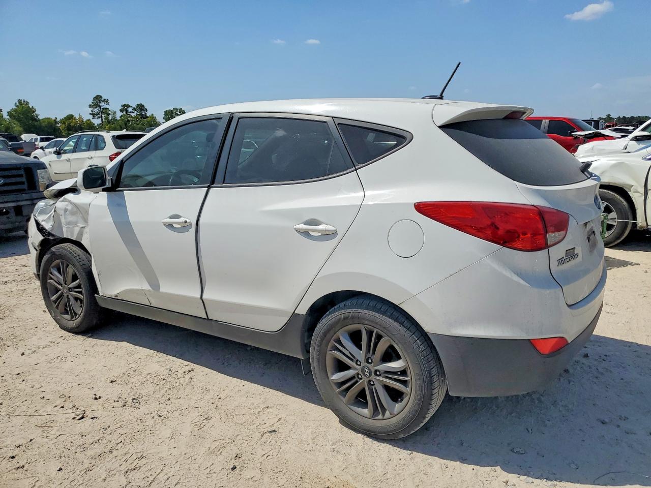 2015 Hyundai Tucson Gls White vin: KM8JT3AF4FU086734