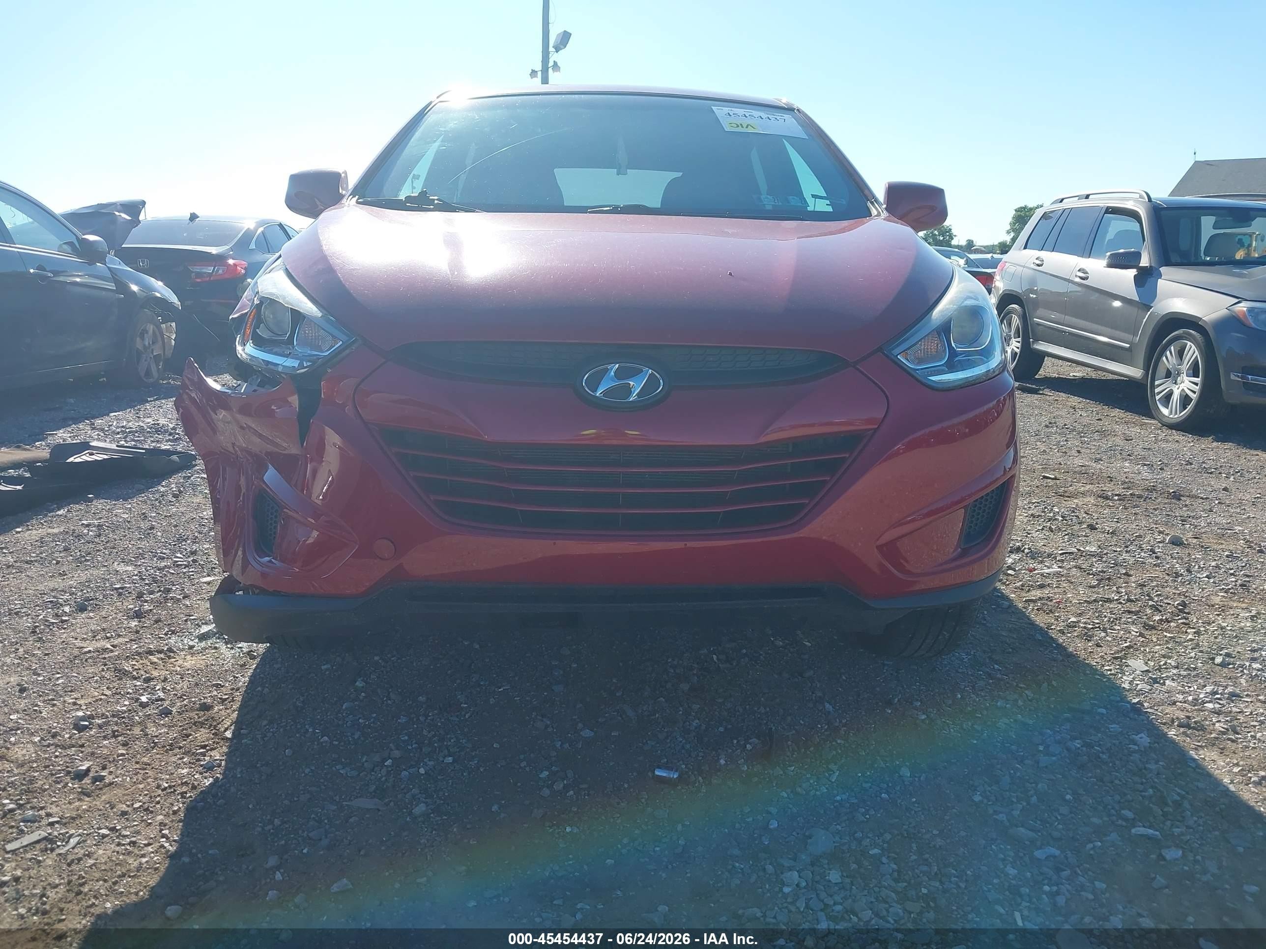 2015 Hyundai Tucson Gls Red vin: KM8JT3AF4FU100602