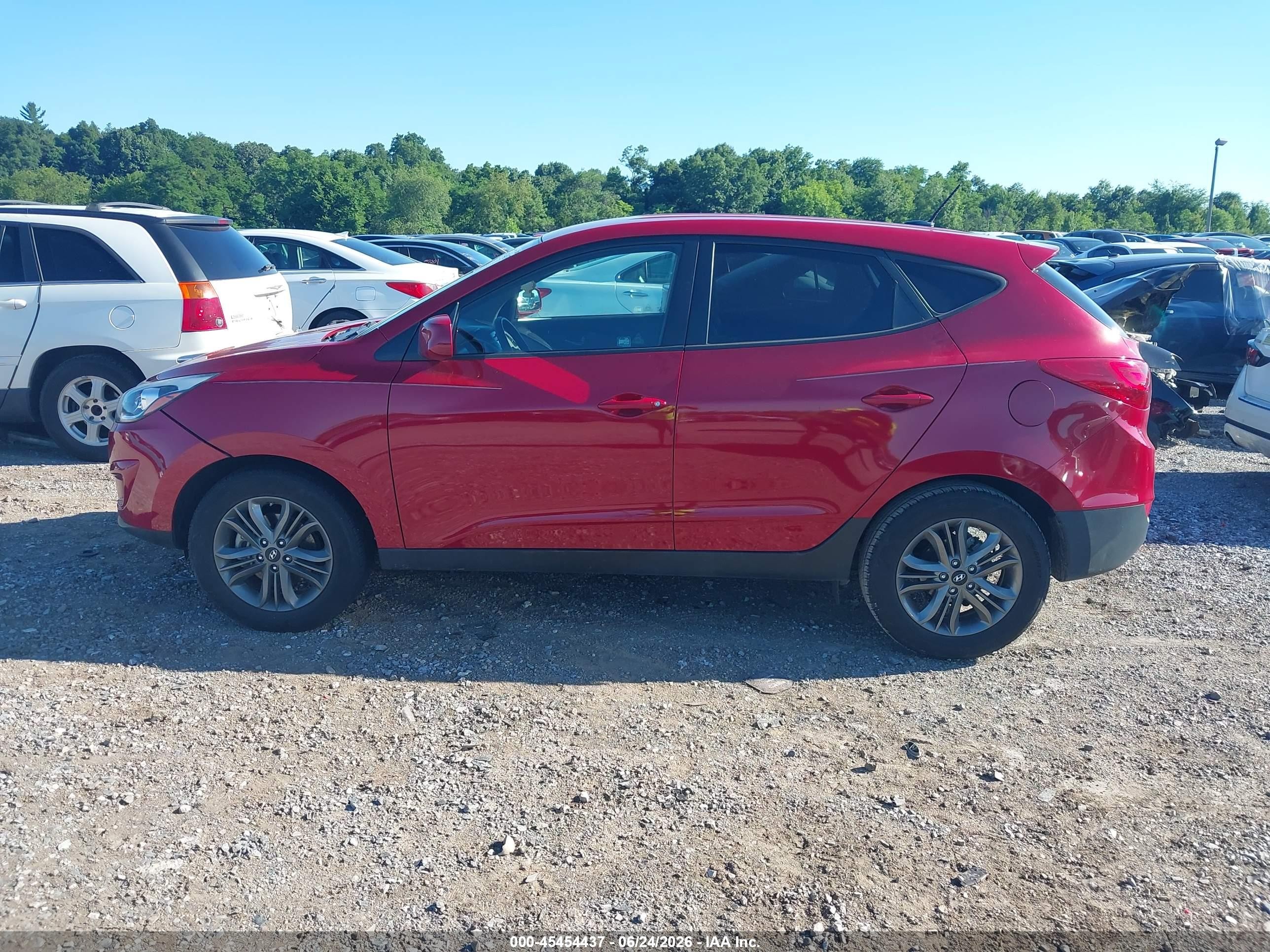 2015 Hyundai Tucson Gls Red vin: KM8JT3AF4FU100602