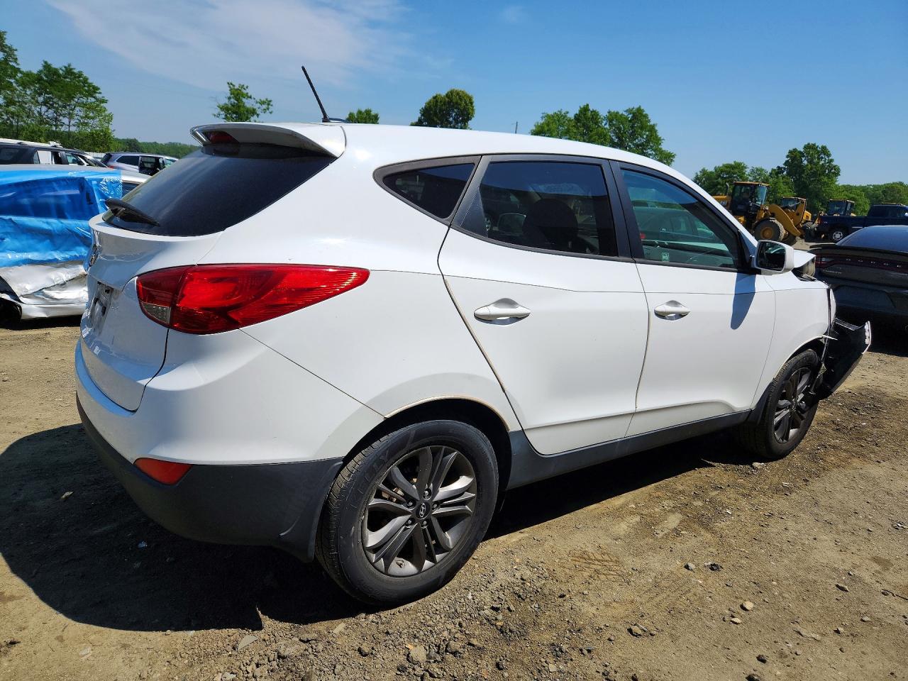 2015 Hyundai Tucson Gls White vin: KM8JT3AF4FU966459