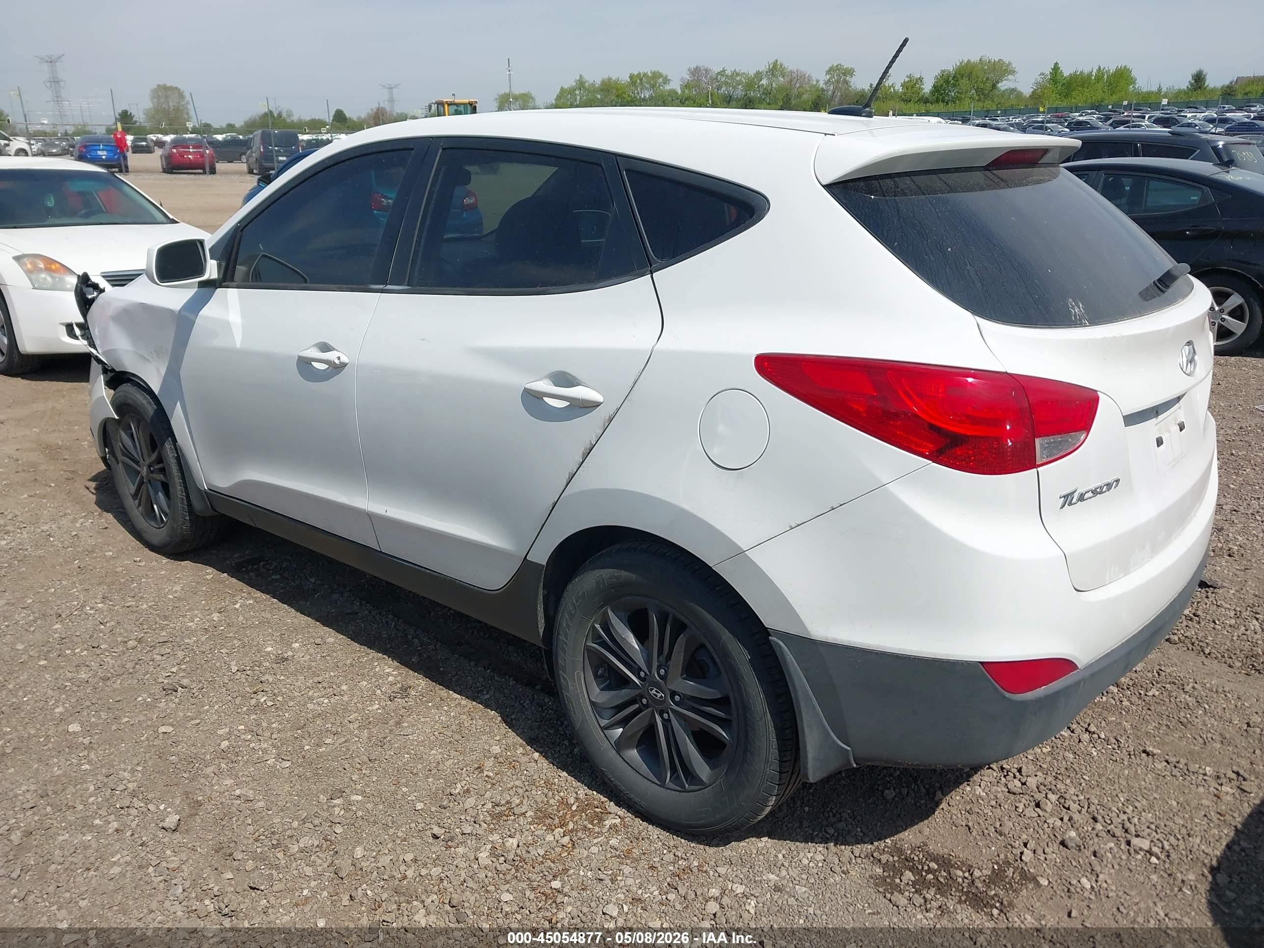 2015 Hyundai Tucson Gls White vin: KM8JT3AF5FU104321