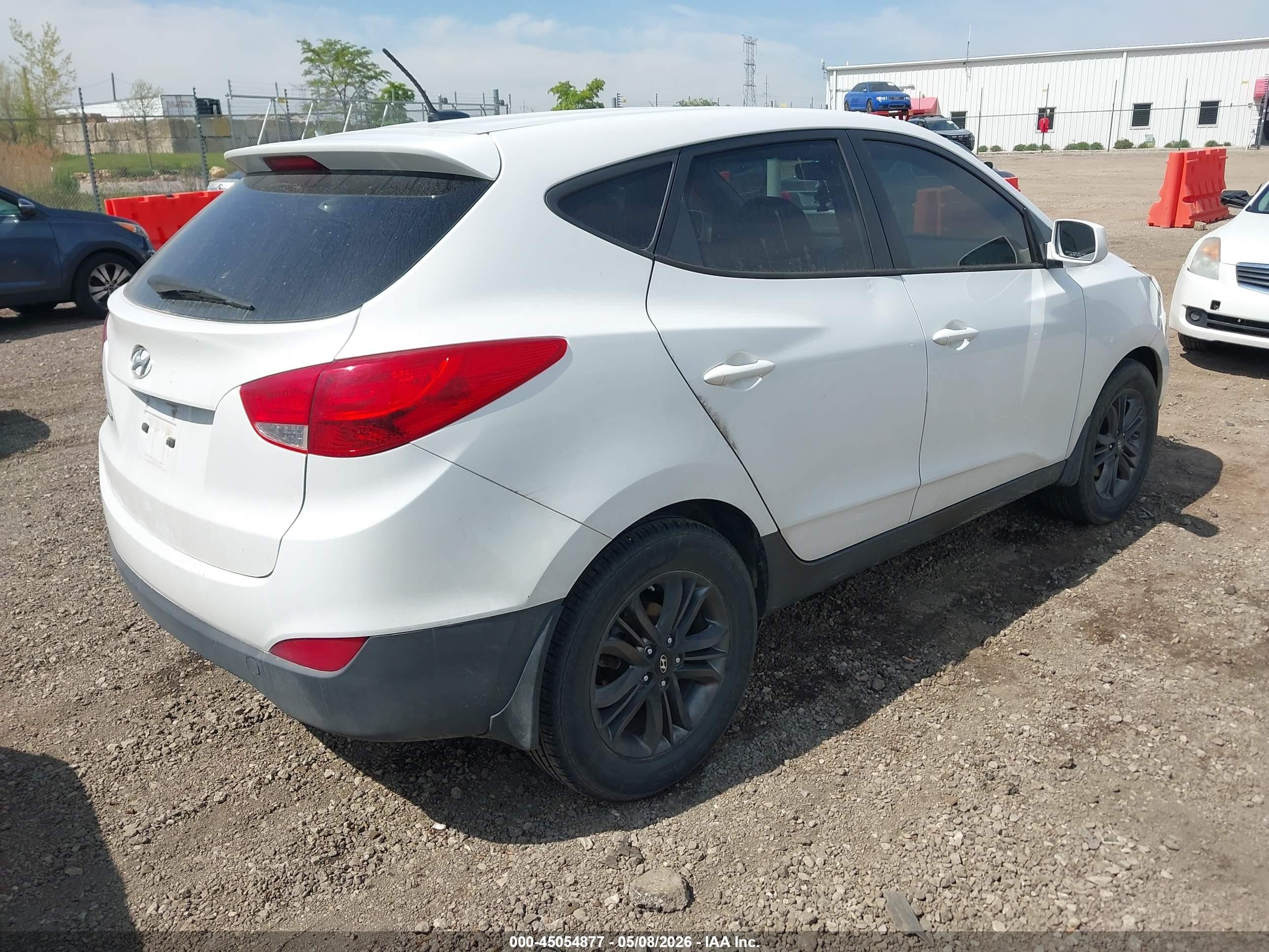 2015 Hyundai Tucson Gls White vin: KM8JT3AF5FU104321