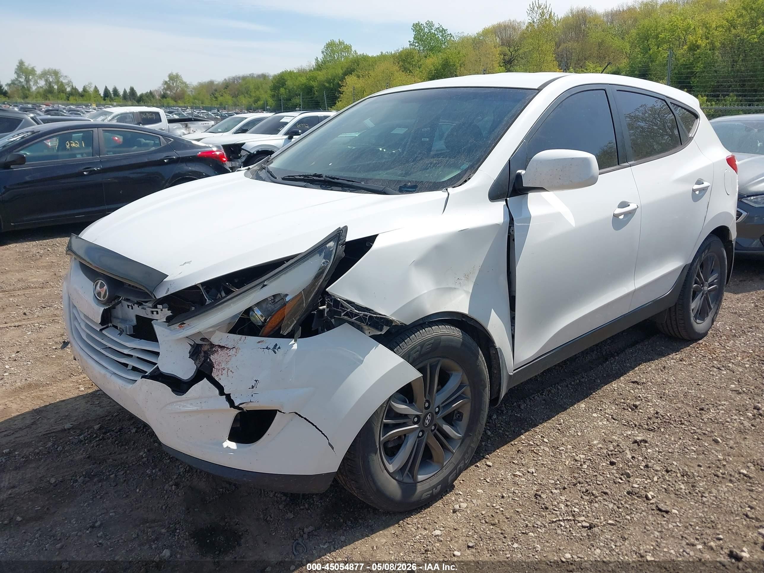 2015 Hyundai Tucson Gls White vin: KM8JT3AF5FU104321