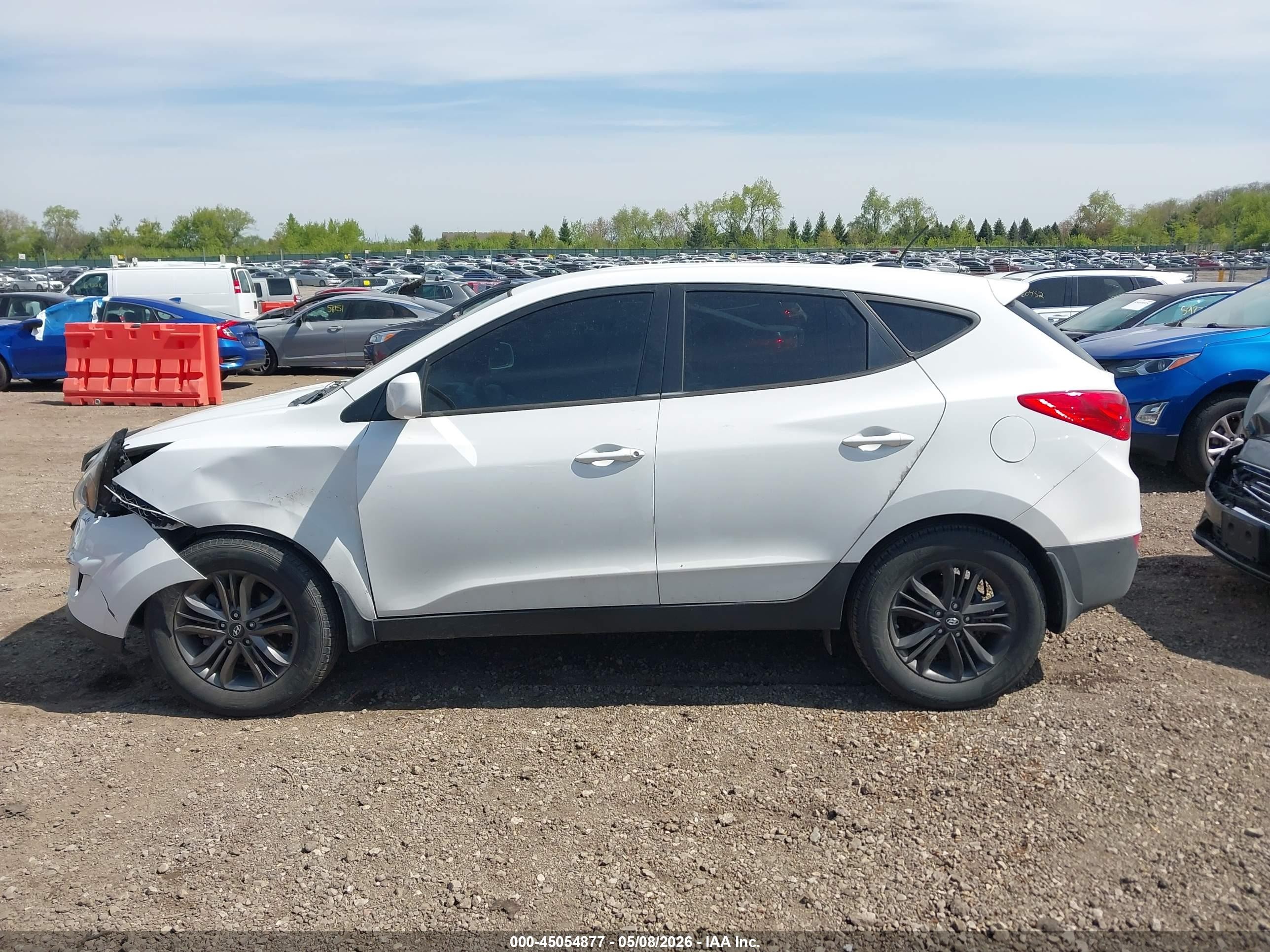 2015 Hyundai Tucson Gls White vin: KM8JT3AF5FU104321