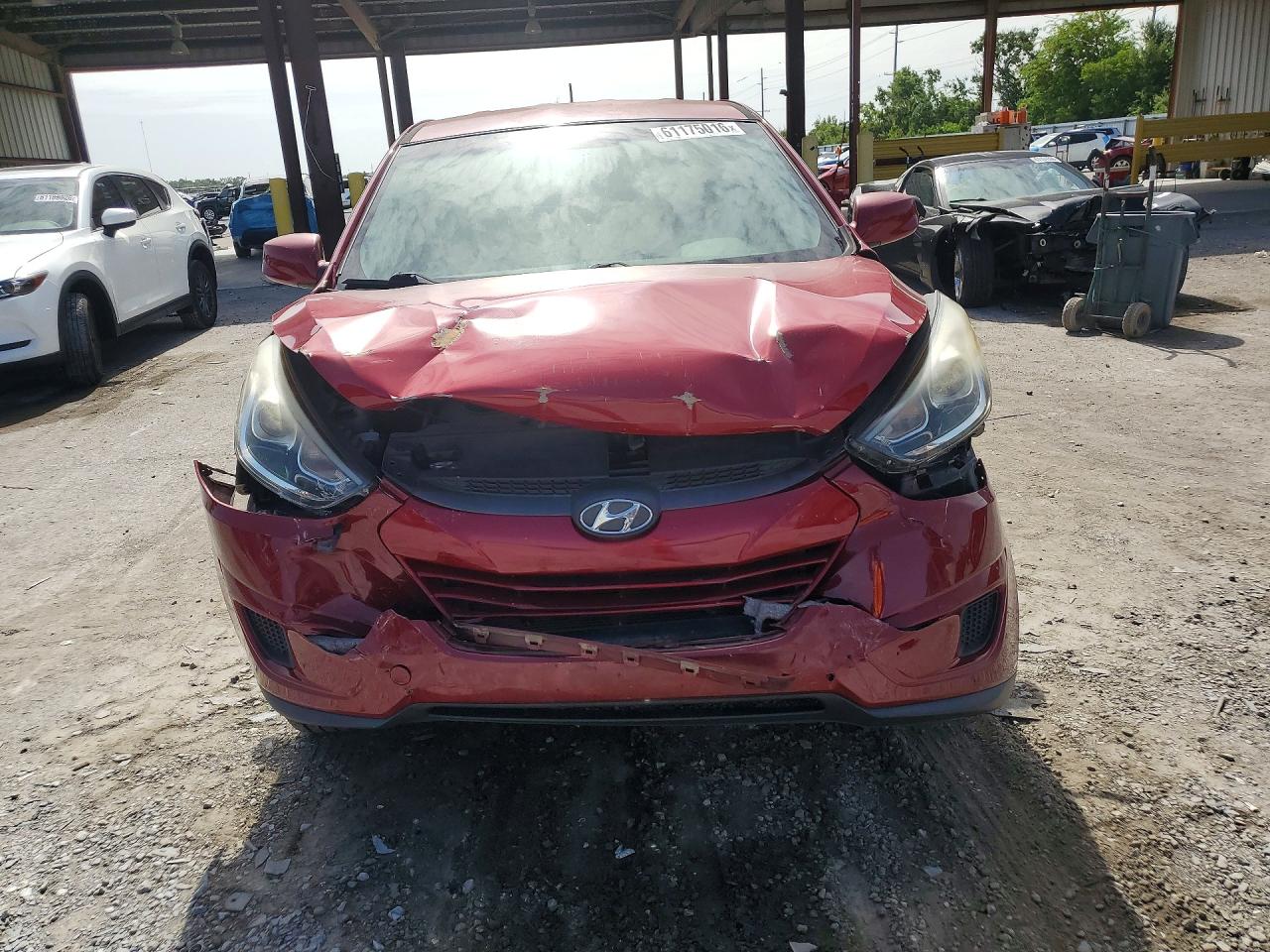 2015 Hyundai Tucson Gls Red vin: KM8JT3AF5FU108241