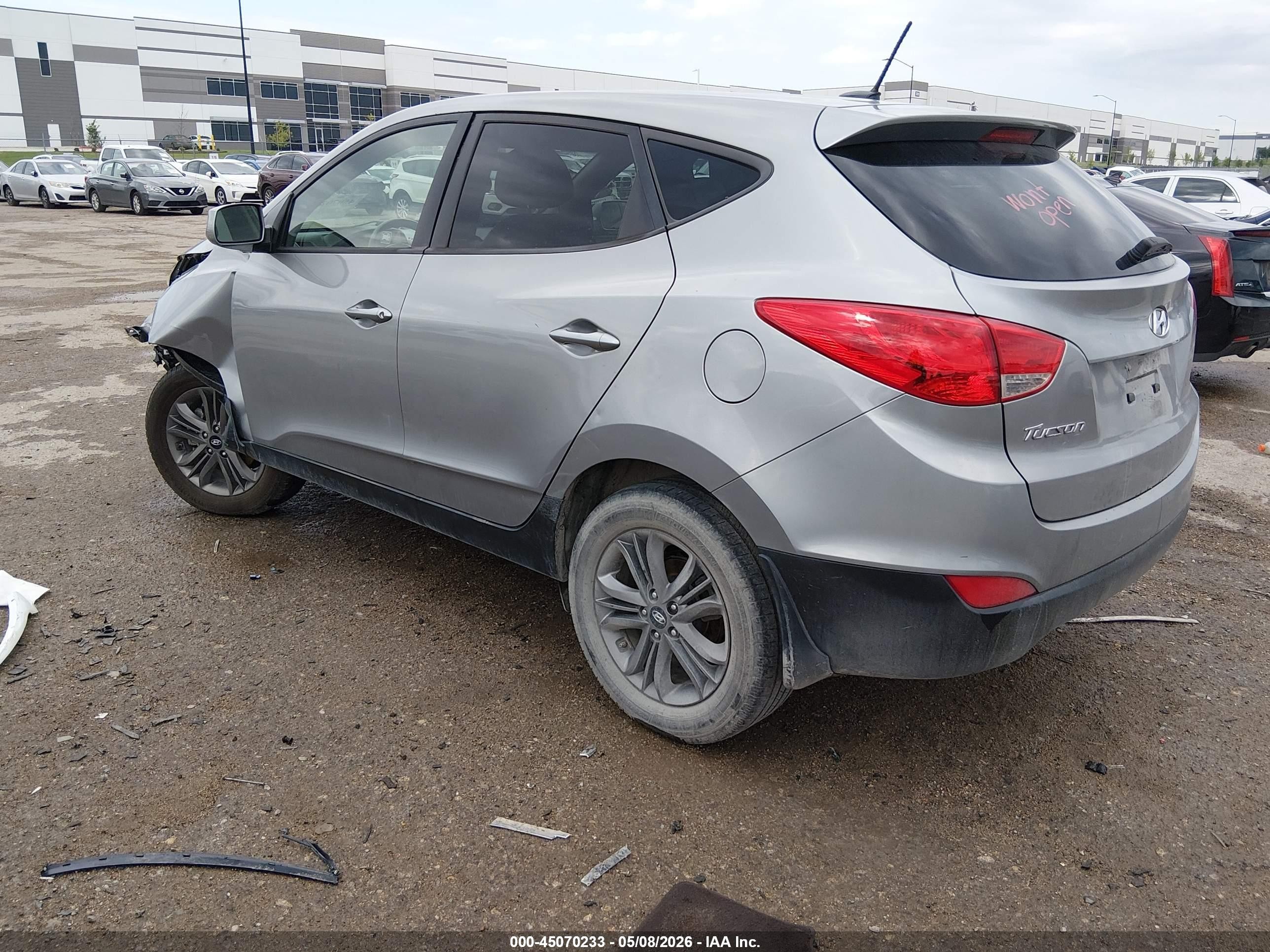 2015 Hyundai Tucson Gls Silver vin: KM8JT3AF6FU026020