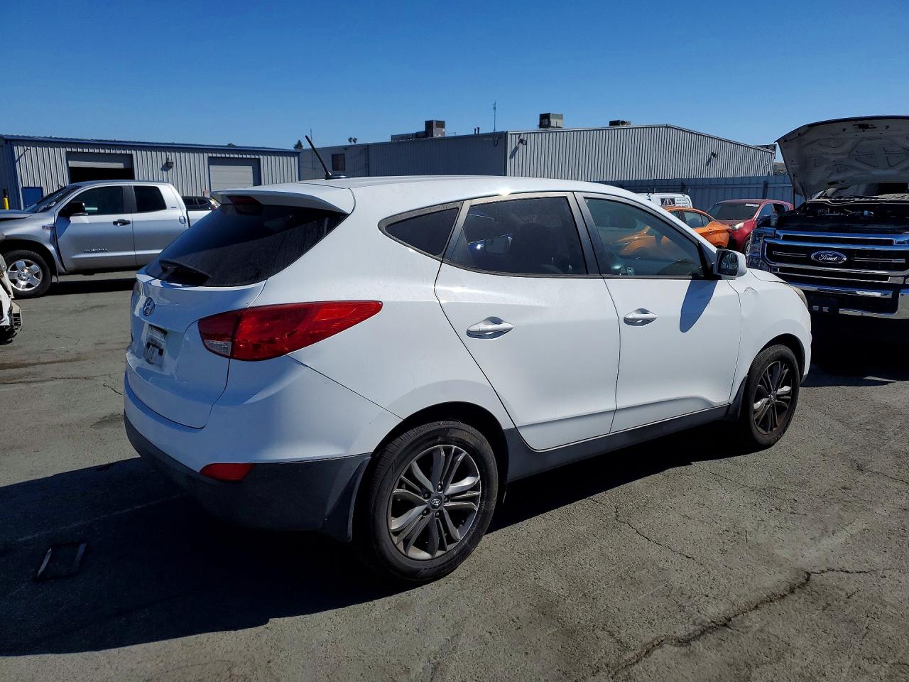 2015 Hyundai Tucson Gls White vin: KM8JT3AF6FU037602