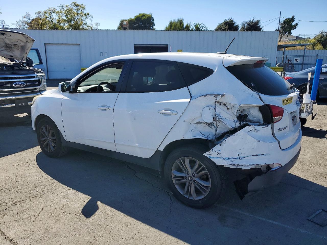 2015 Hyundai Tucson Gls White vin: KM8JT3AF6FU037602