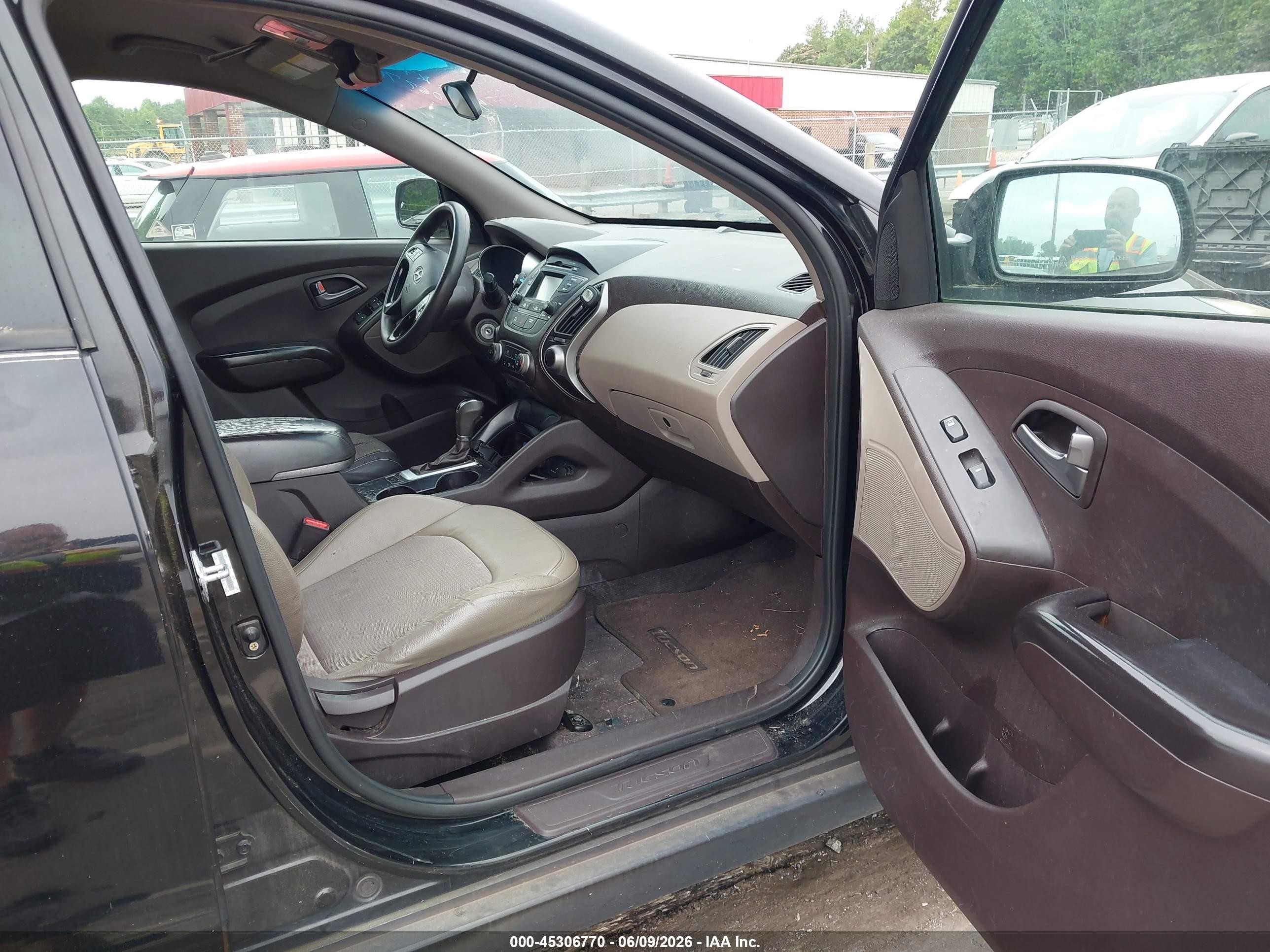 2015 Hyundai Tucson Gls Черный vin: KM8JT3AF6FU042332