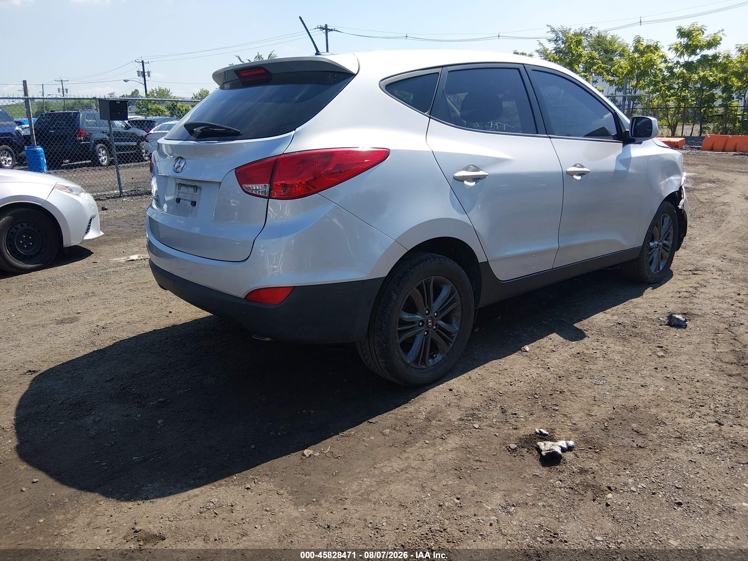 2015 Hyundai Tucson Gls Silver vin: KM8JT3AF6FU977477