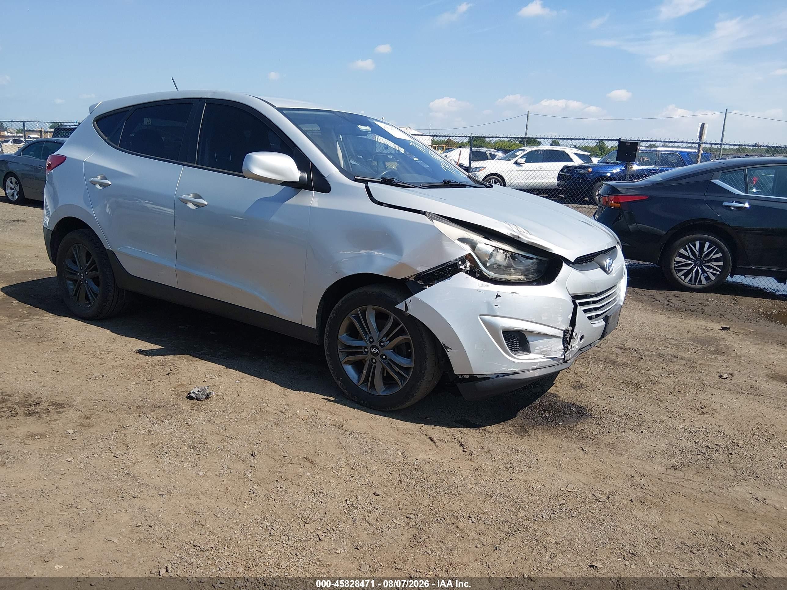2015 Hyundai Tucson Gls Silver vin: KM8JT3AF6FU977477