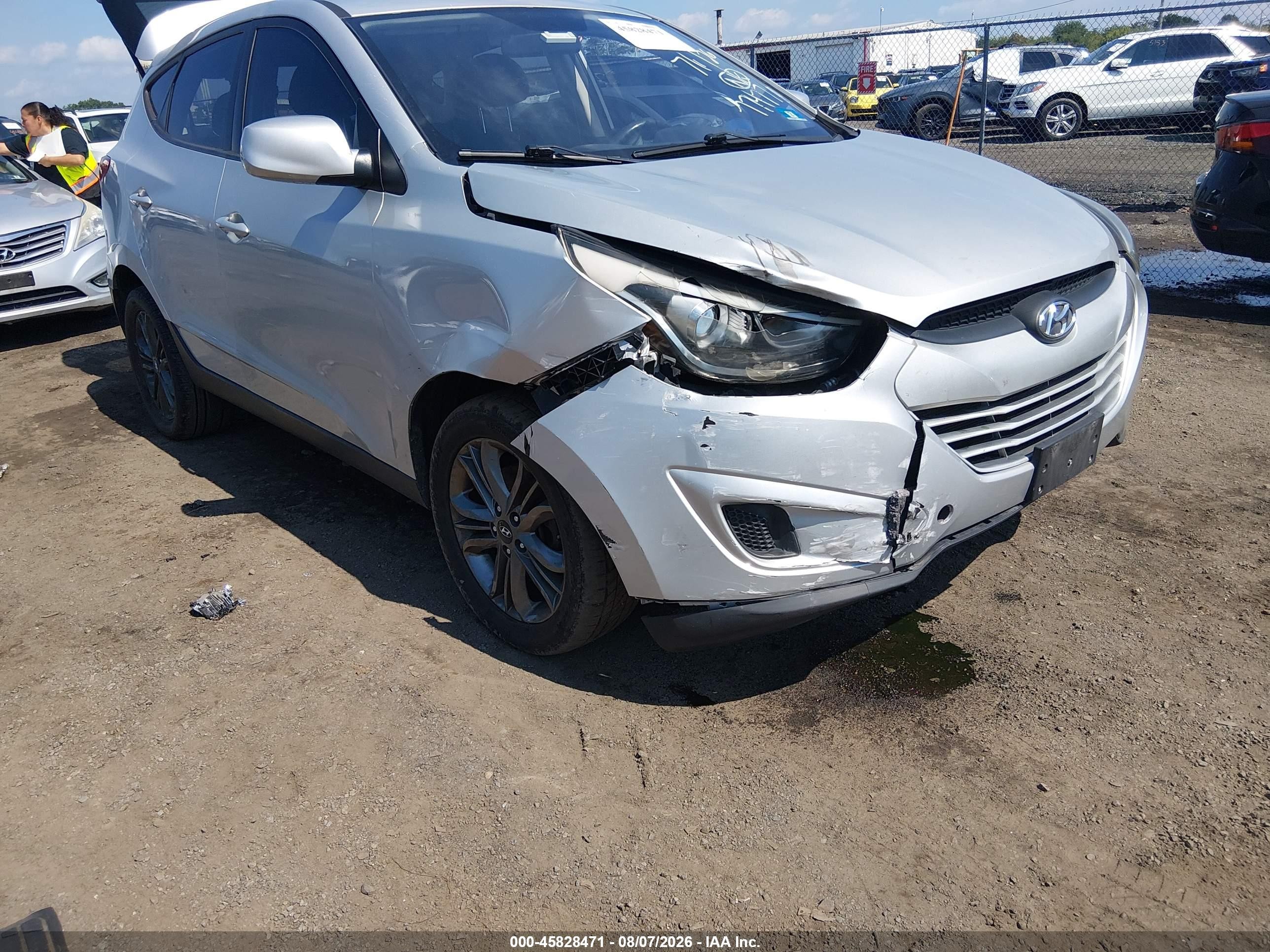 2015 Hyundai Tucson Gls Silver vin: KM8JT3AF6FU977477