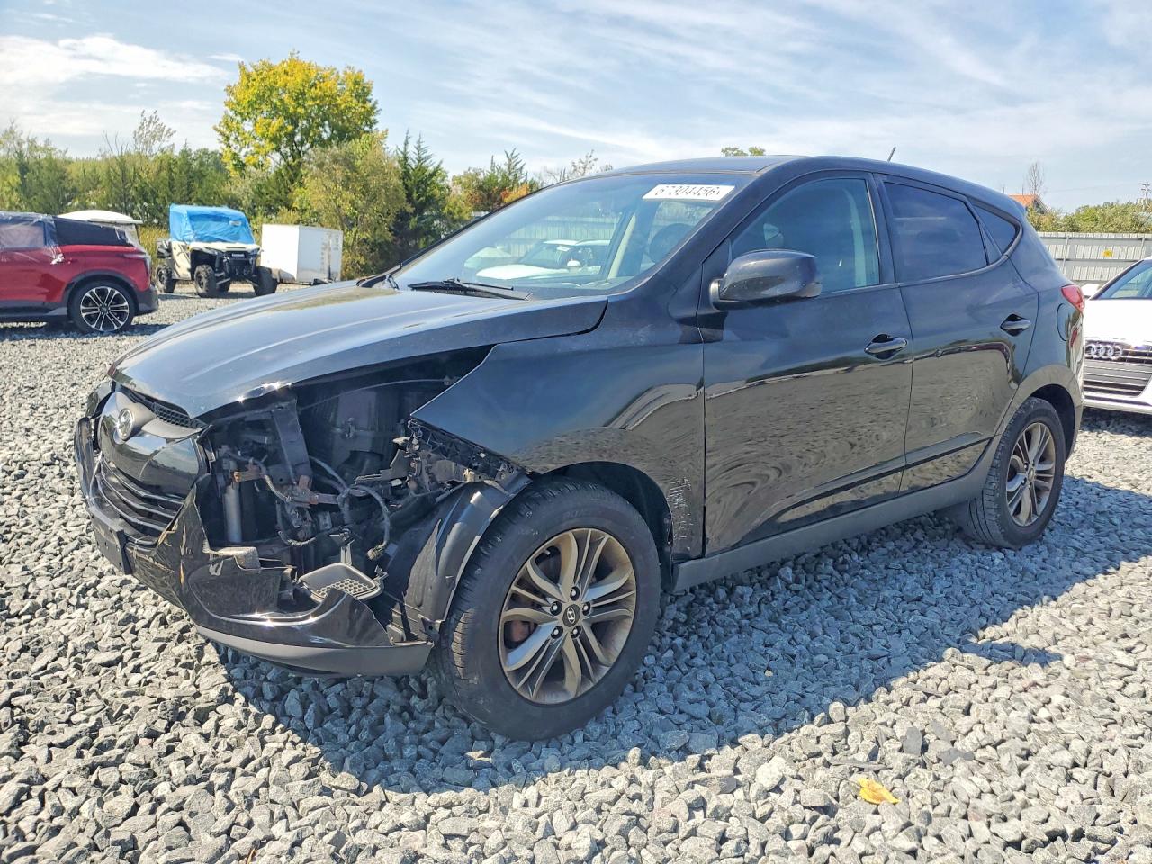 2014 Hyundai Tucson Gls Черный vin: KM8JT3AF7EU801424