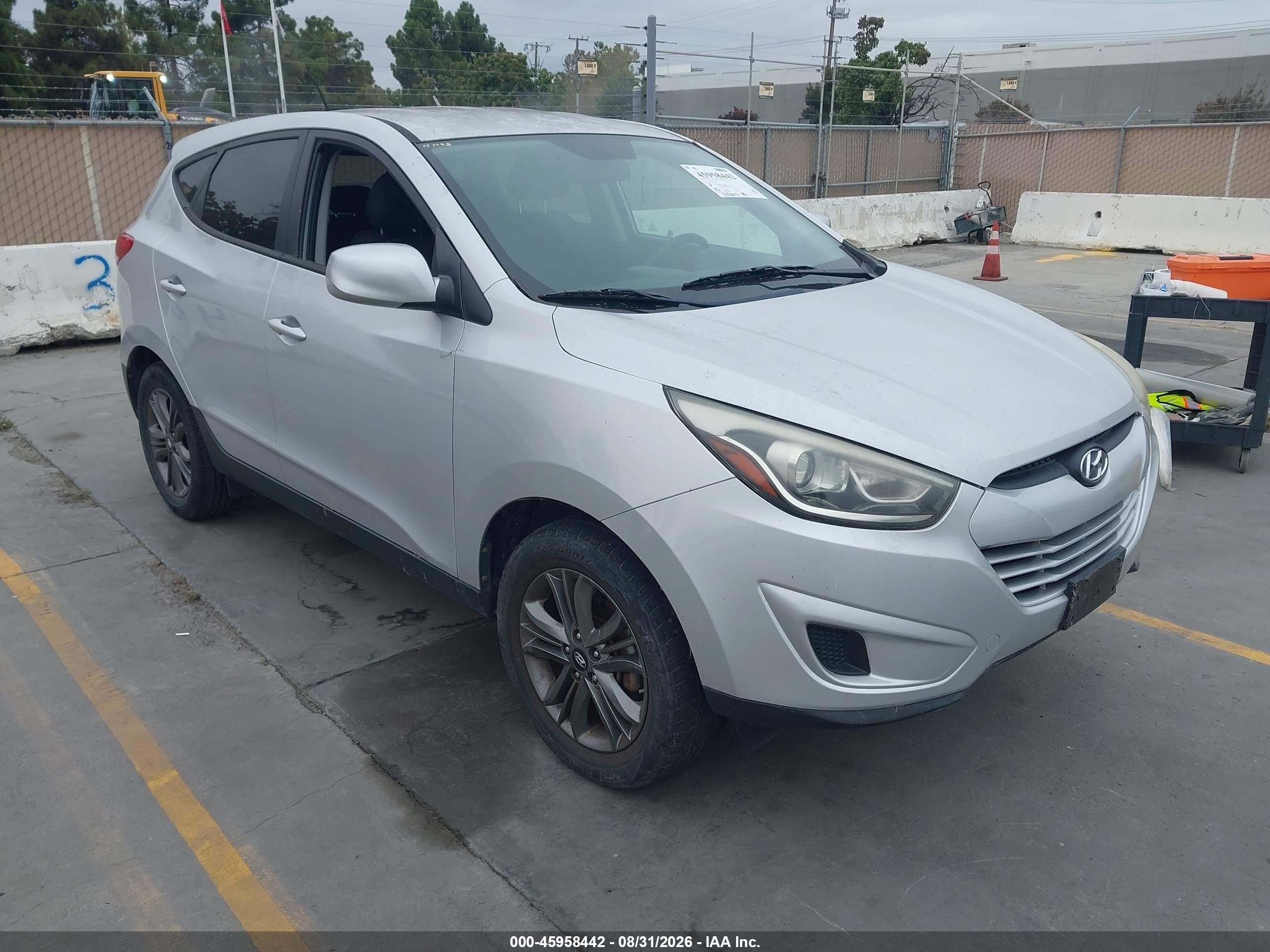 2014 Hyundai Tucson Gls Серебряный vin: KM8JT3AF7EU902219