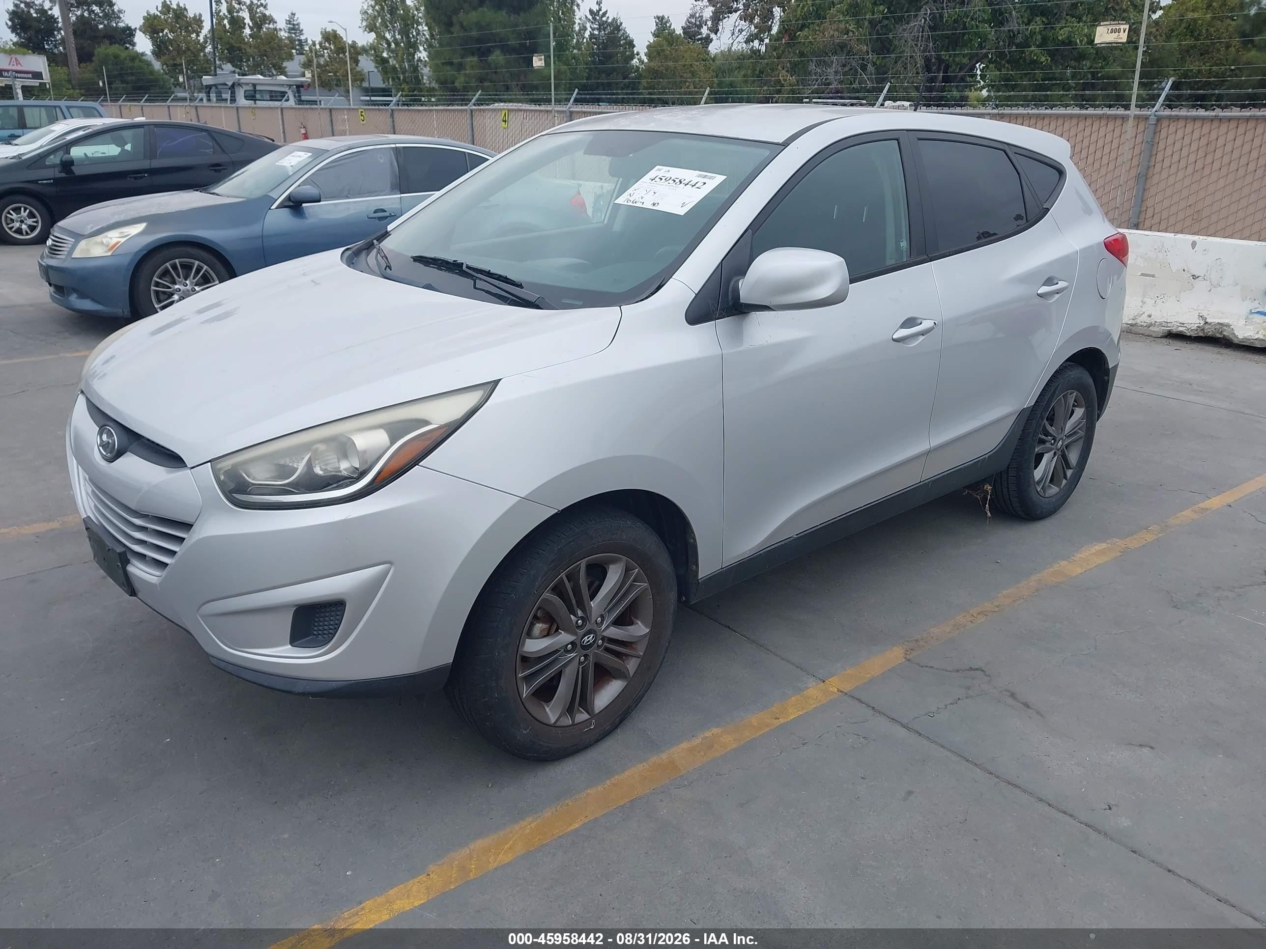 2014 Hyundai Tucson Gls Silver vin: KM8JT3AF7EU902219