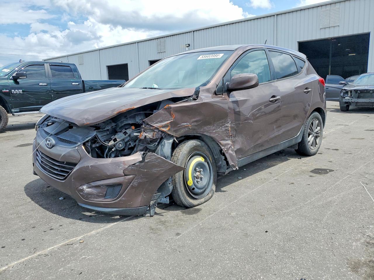 2014 Hyundai Tucson Gls Brown vin: KM8JT3AF7EU903208