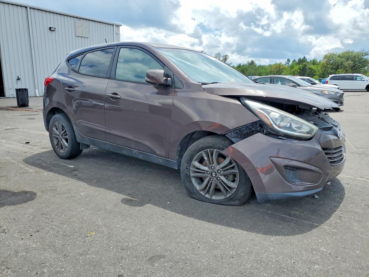 2014 Hyundai Tucson Gls Brown vin: KM8JT3AF7EU903208