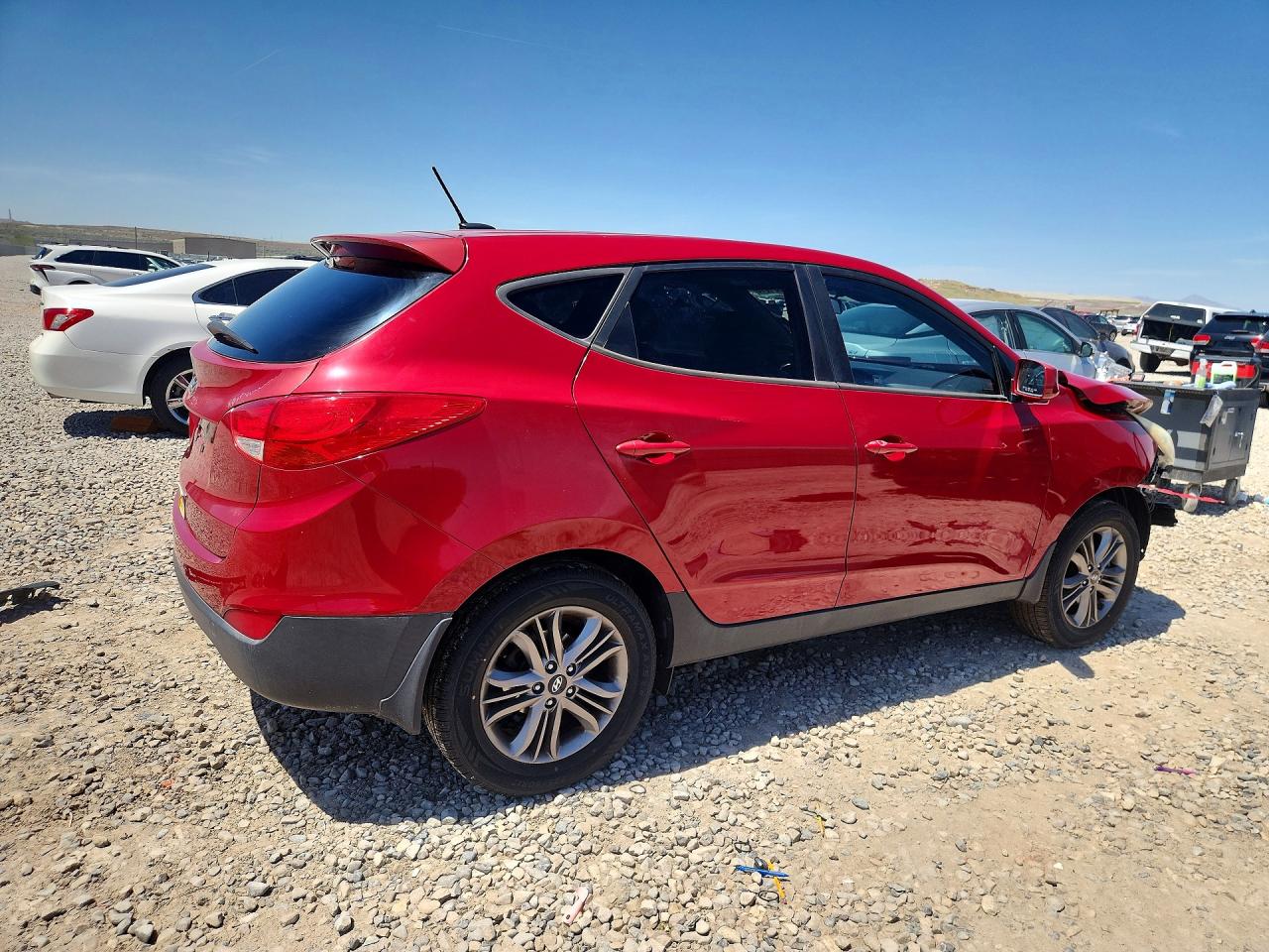 2015 Hyundai Tucson Gls Red vin: KM8JT3AF7FU099977